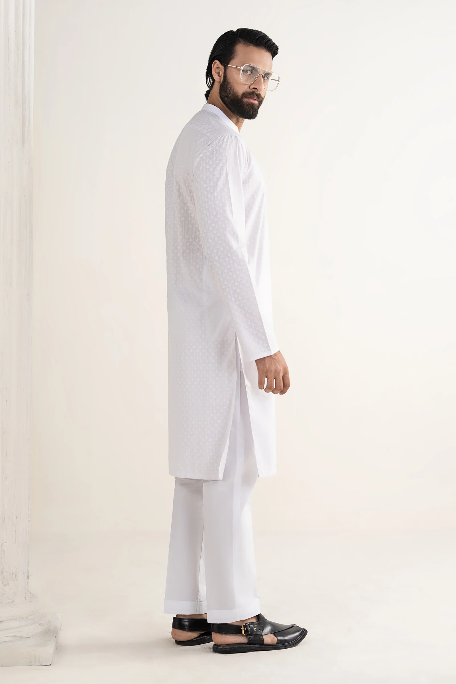 Printed Blended Kurta - Image 6