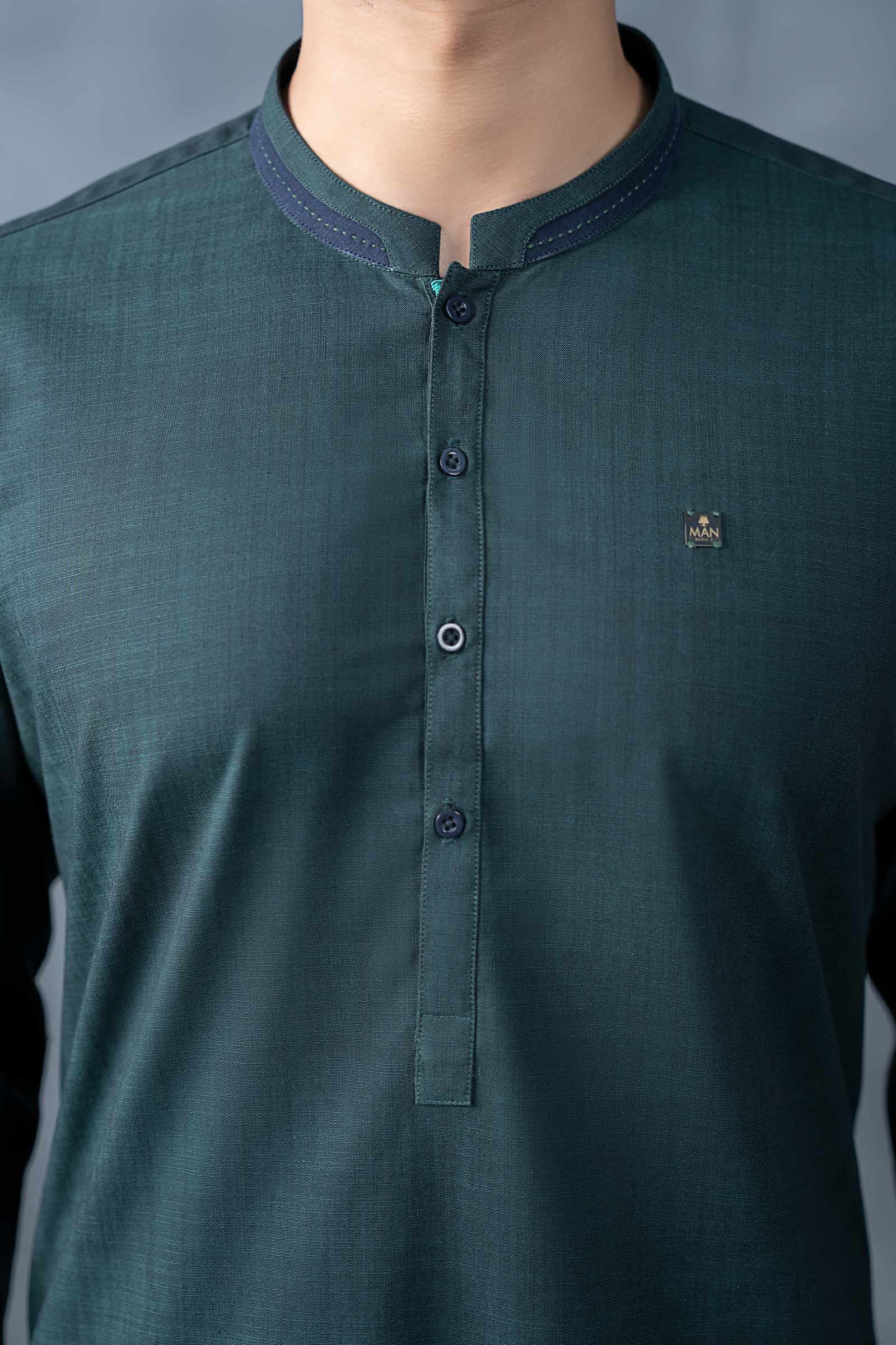 Nova Yarn Dyed Khaddar Kurta - Image 2