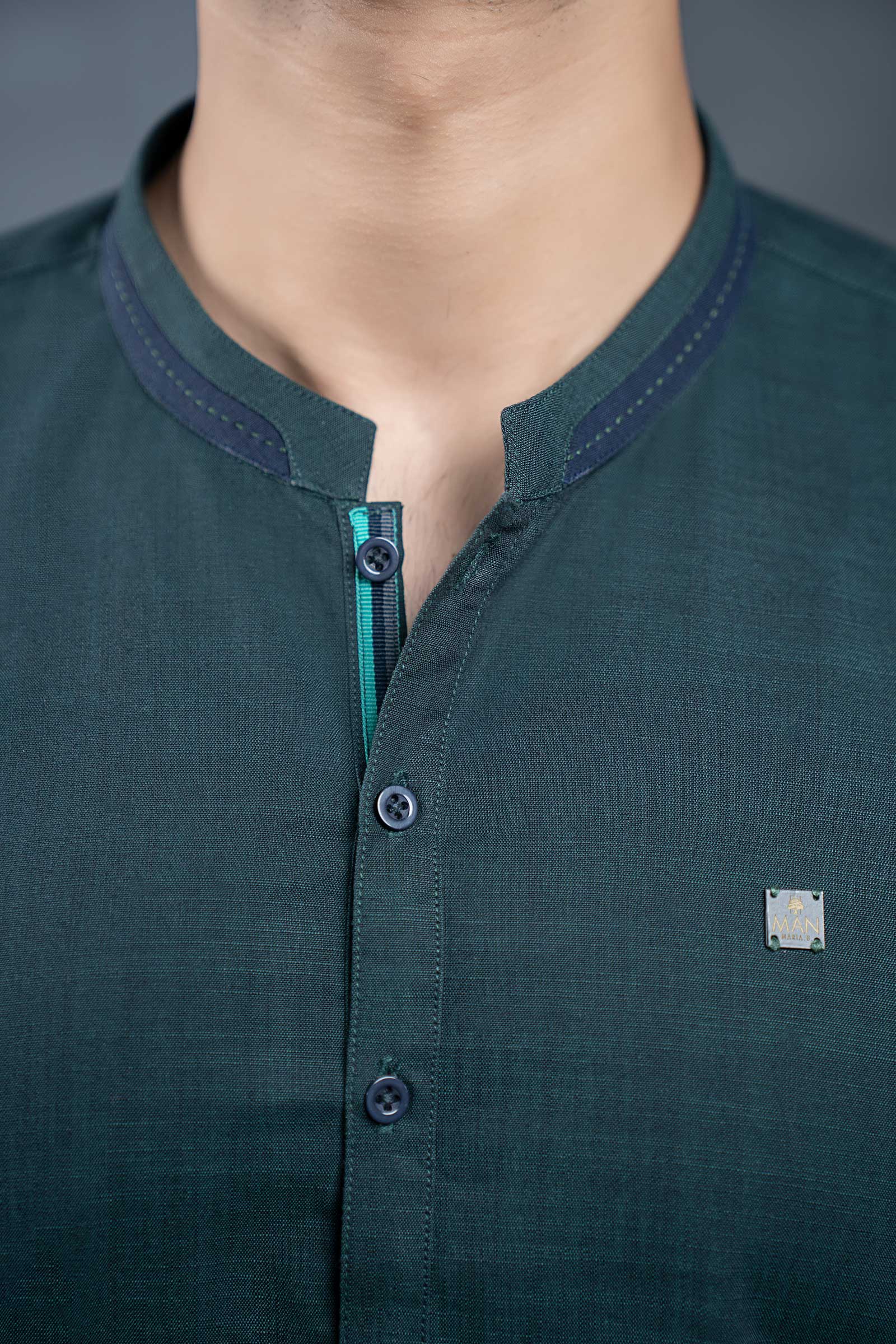 Nova Yarn Dyed Khaddar Kurta - Image 4