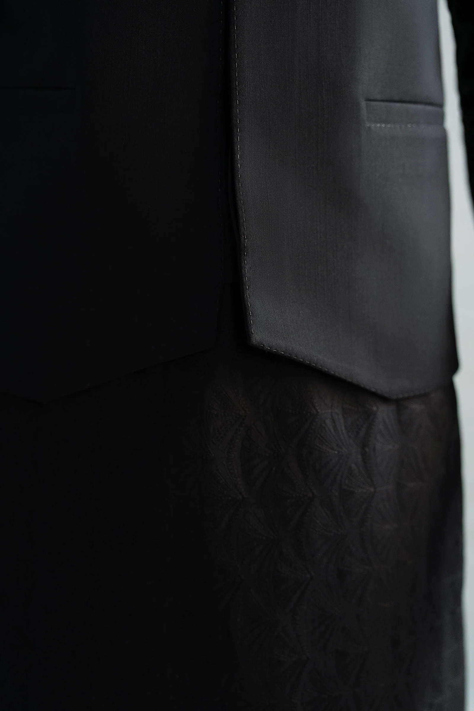 Tropical Black Waistcoat - Image 5