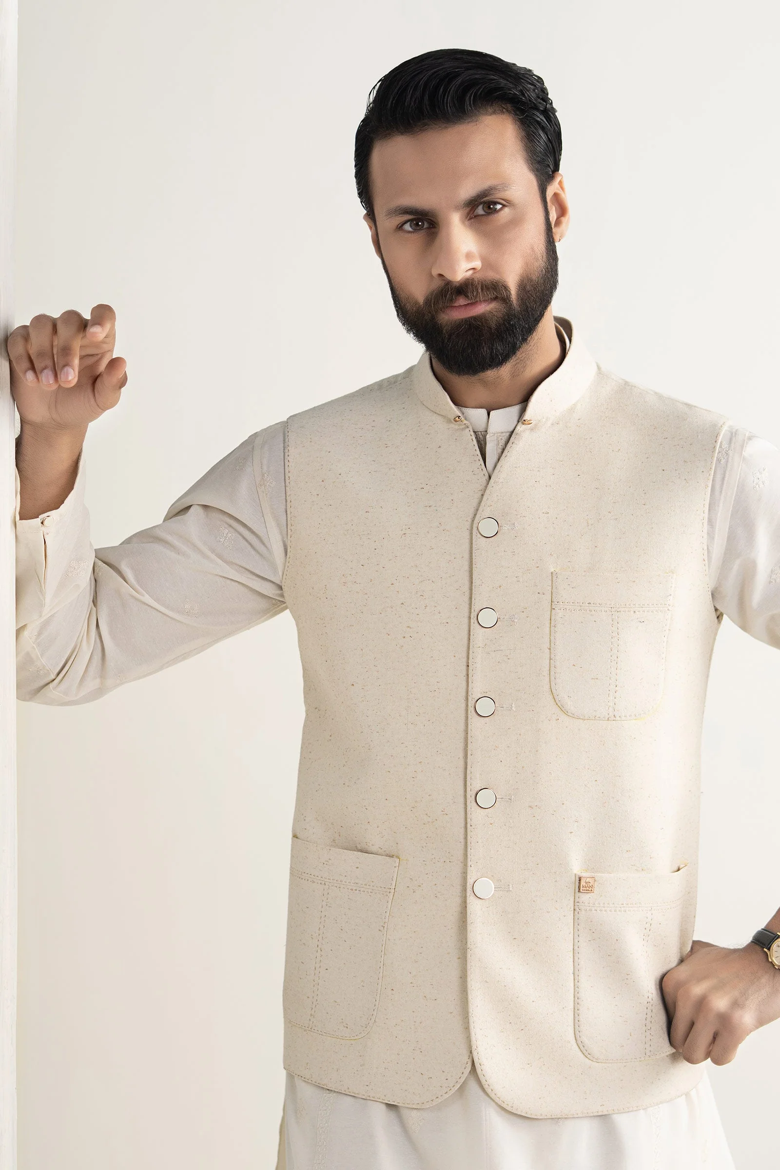 Pure Karandi Waistcoat - Image 3