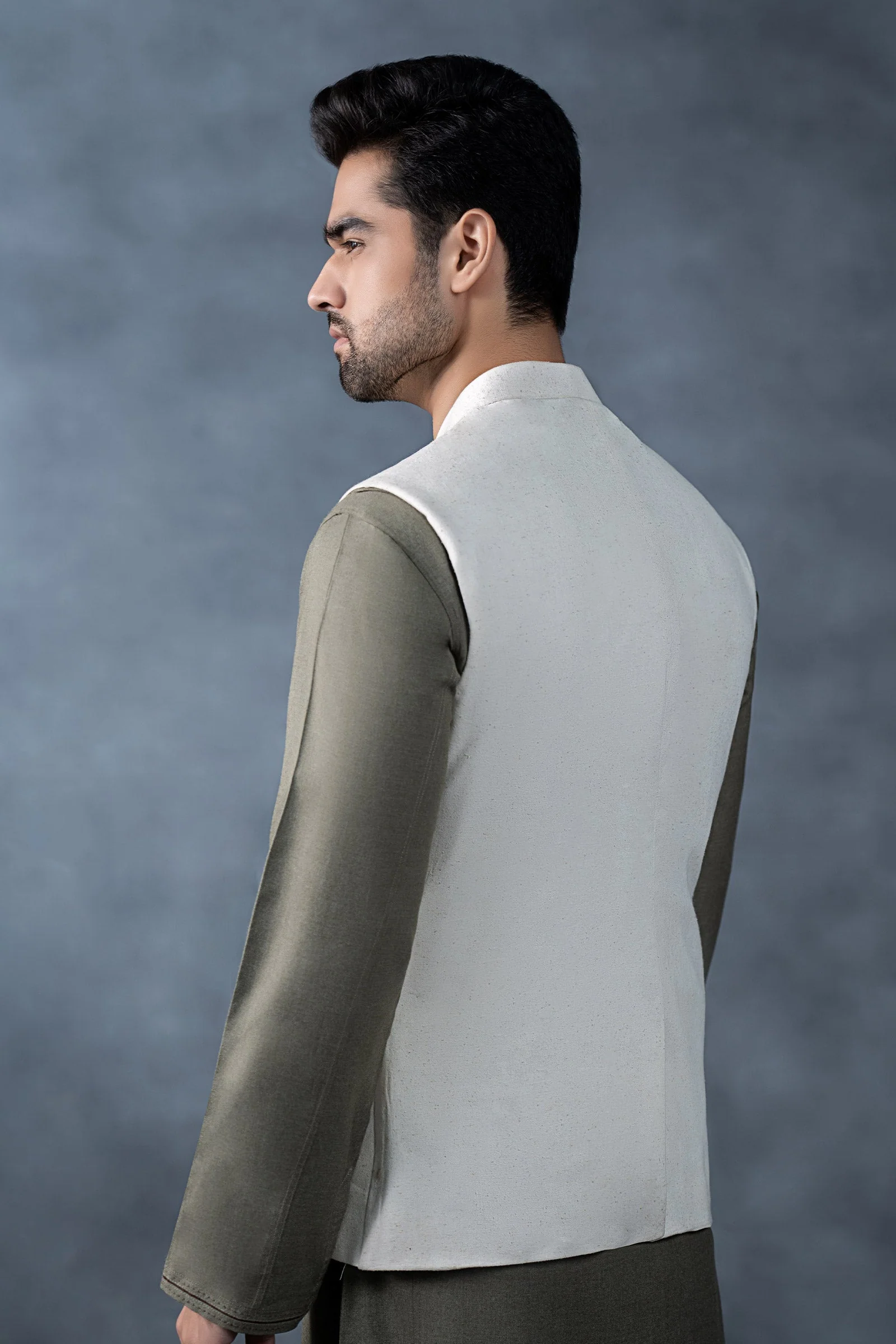 Natural Karandi Waistcoat - Image 4