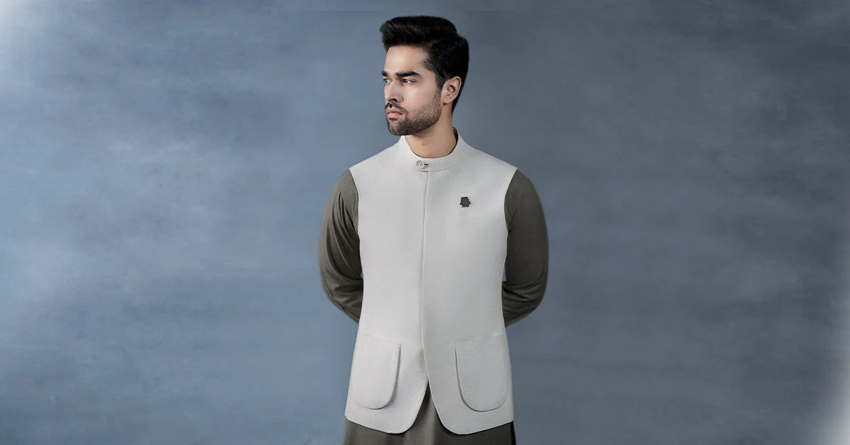 Natural Karandi Waistcoat - Image 5