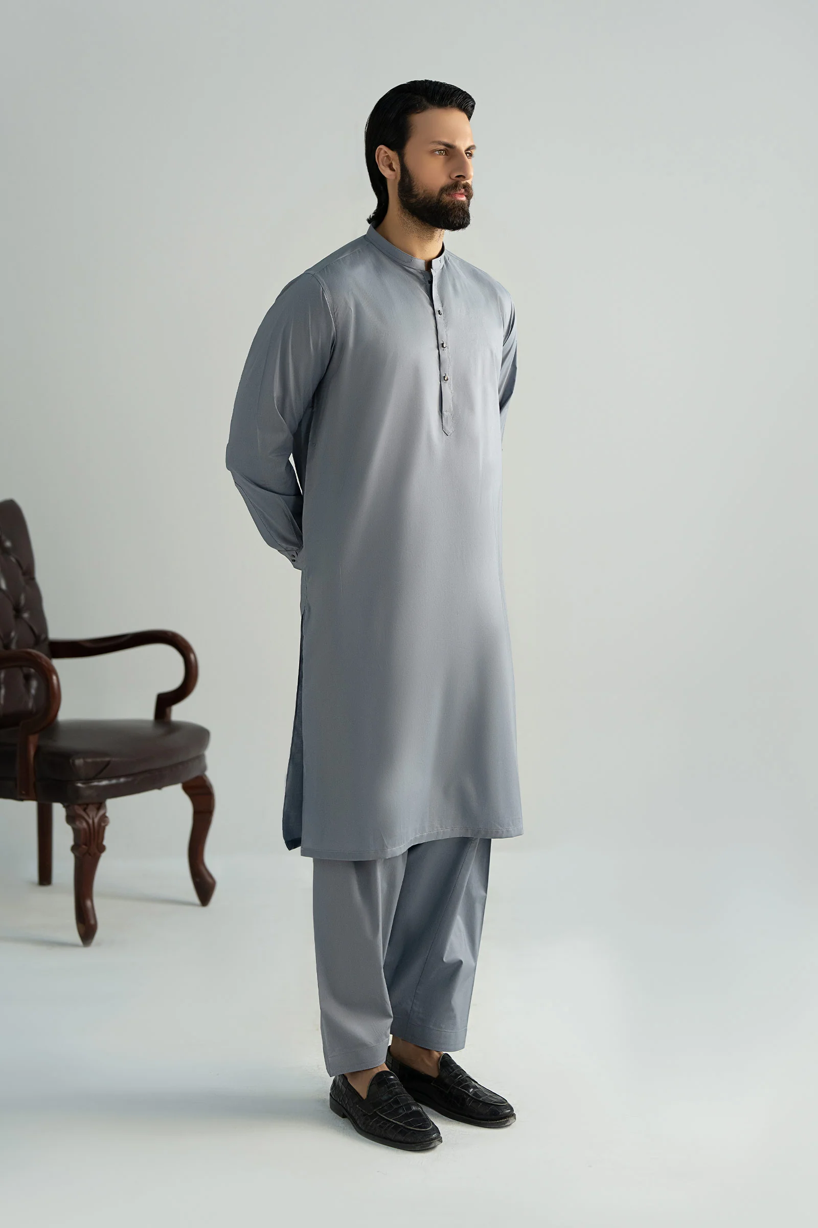 2 Piece Cotton Suit - Image 3