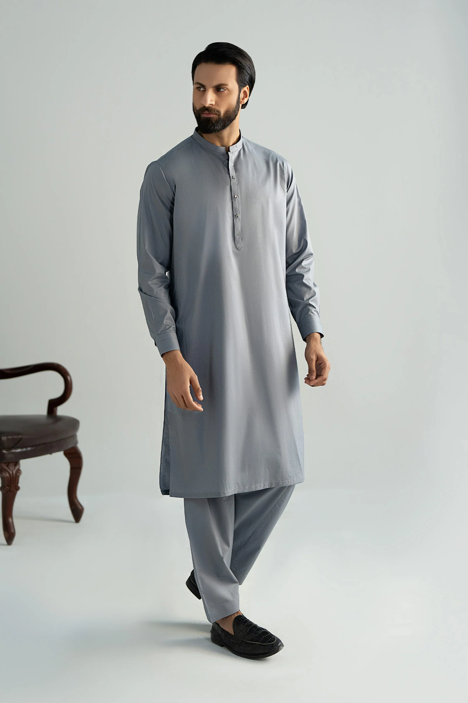 2 Piece Cotton Suit - Image 7