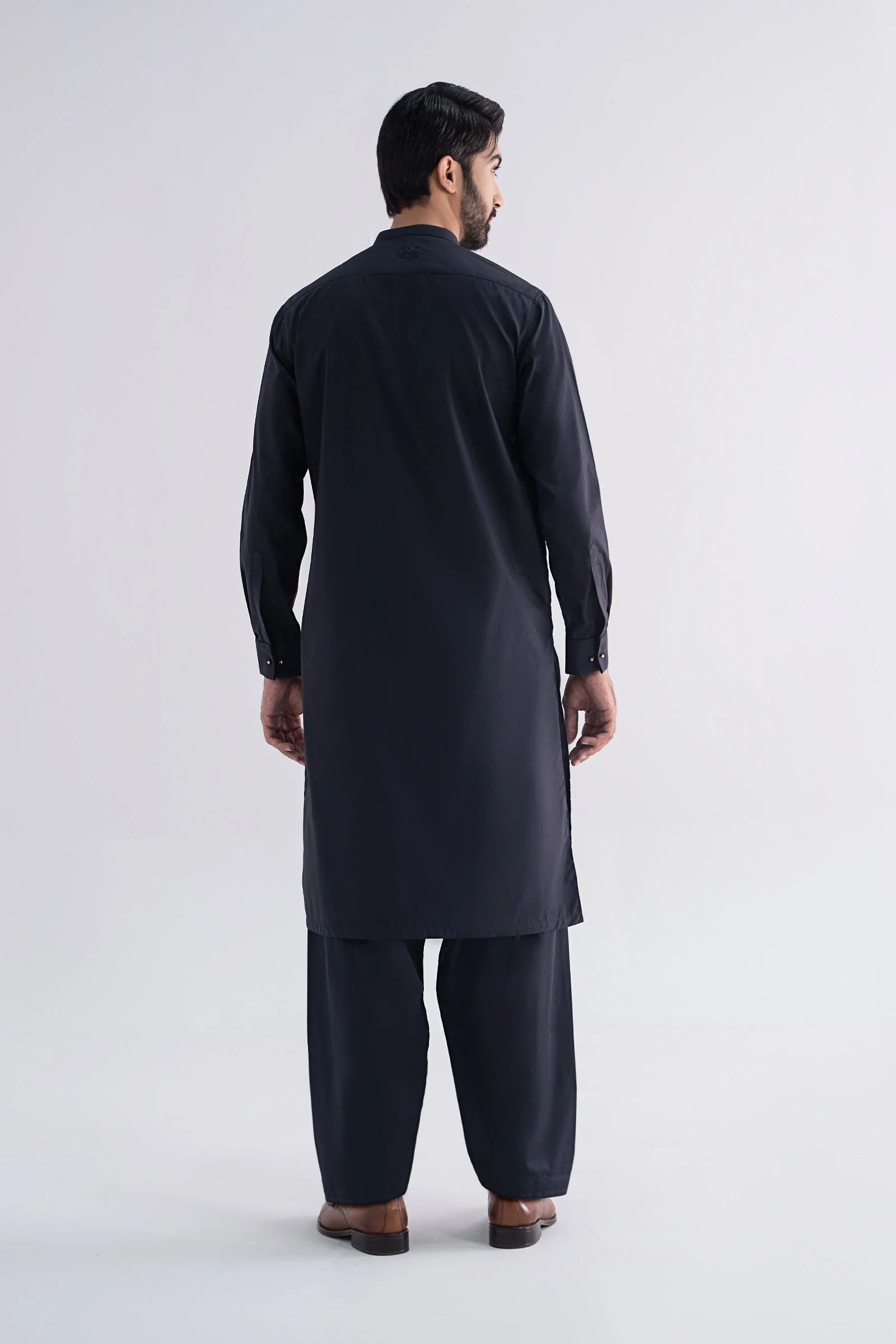 2 Piece Embroidered Cotton Suit - Image 7