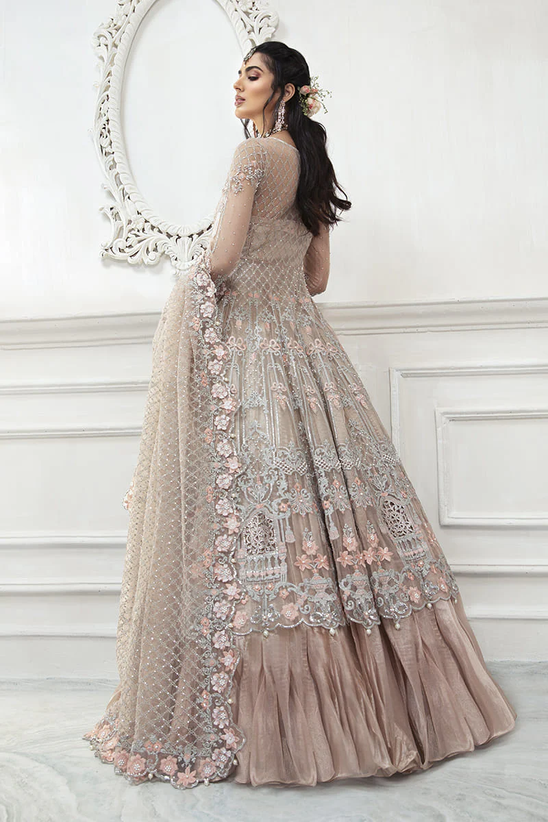 Maria B. Couture Blush Peach MC-018 - Image 2