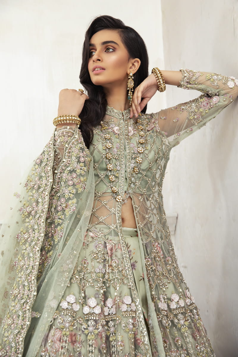 Maria B. Couture Mint Green MC-020 - Image 2