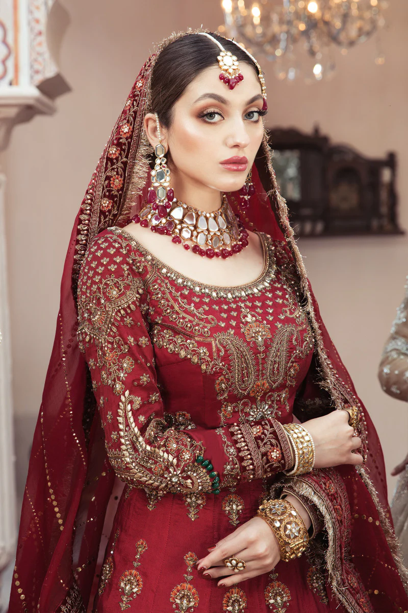 MARIA B. Couture Deep Red MC-029 - Image 2