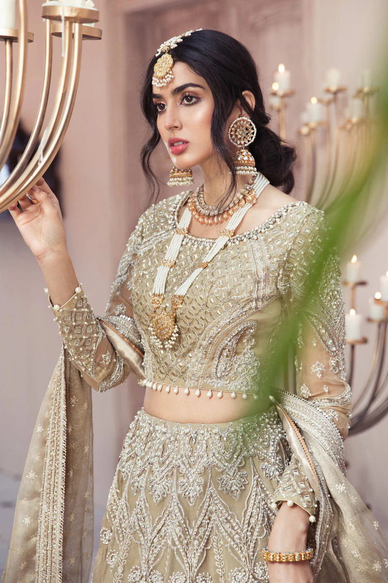MARIA B. Couture Beige MC-030 - Image 3
