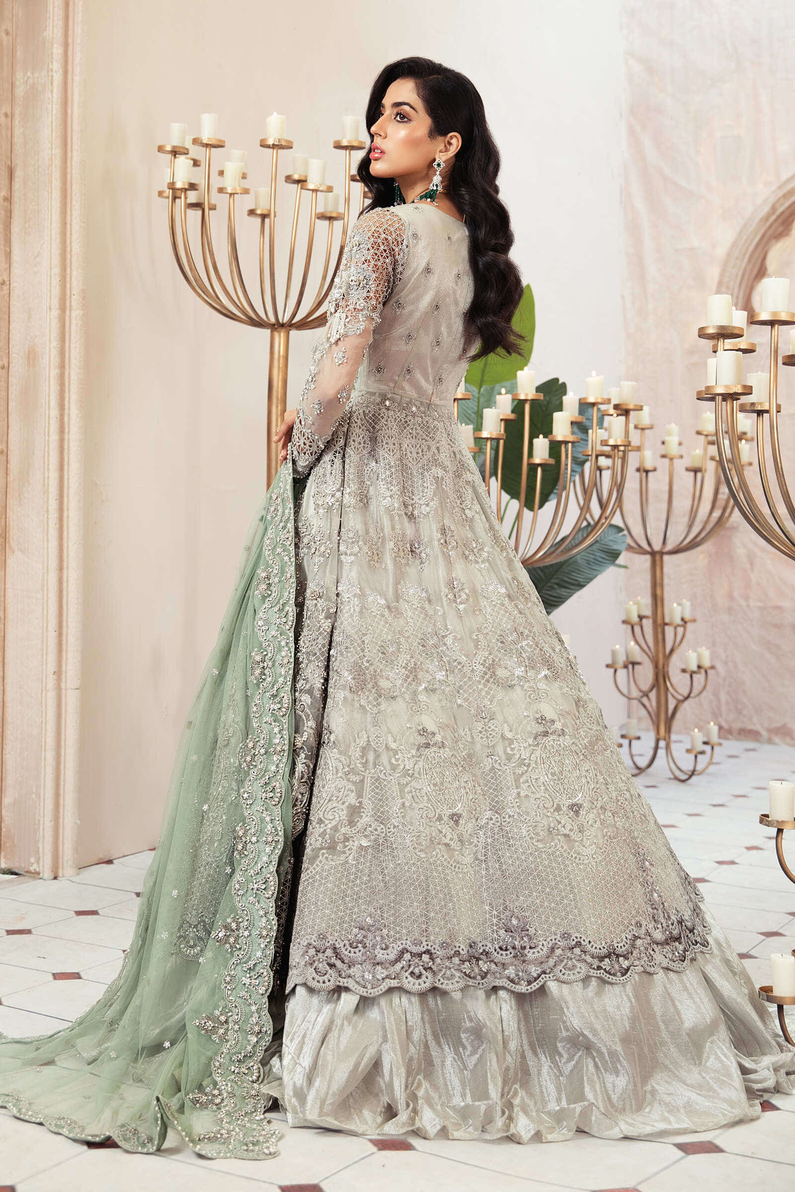 MARIA B. Couture Grey MC-034 - Image 2