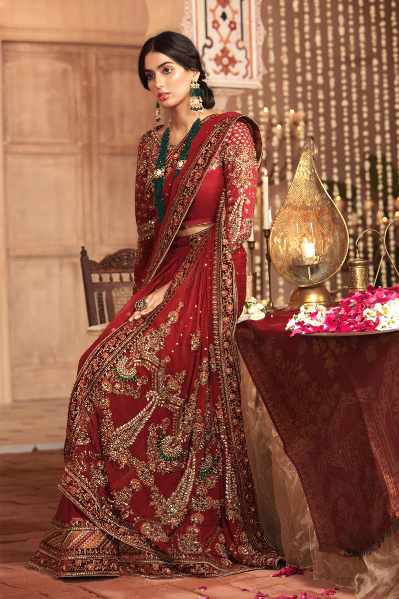 MARIA B. Couture Deep Red MC-038 - Image 2
