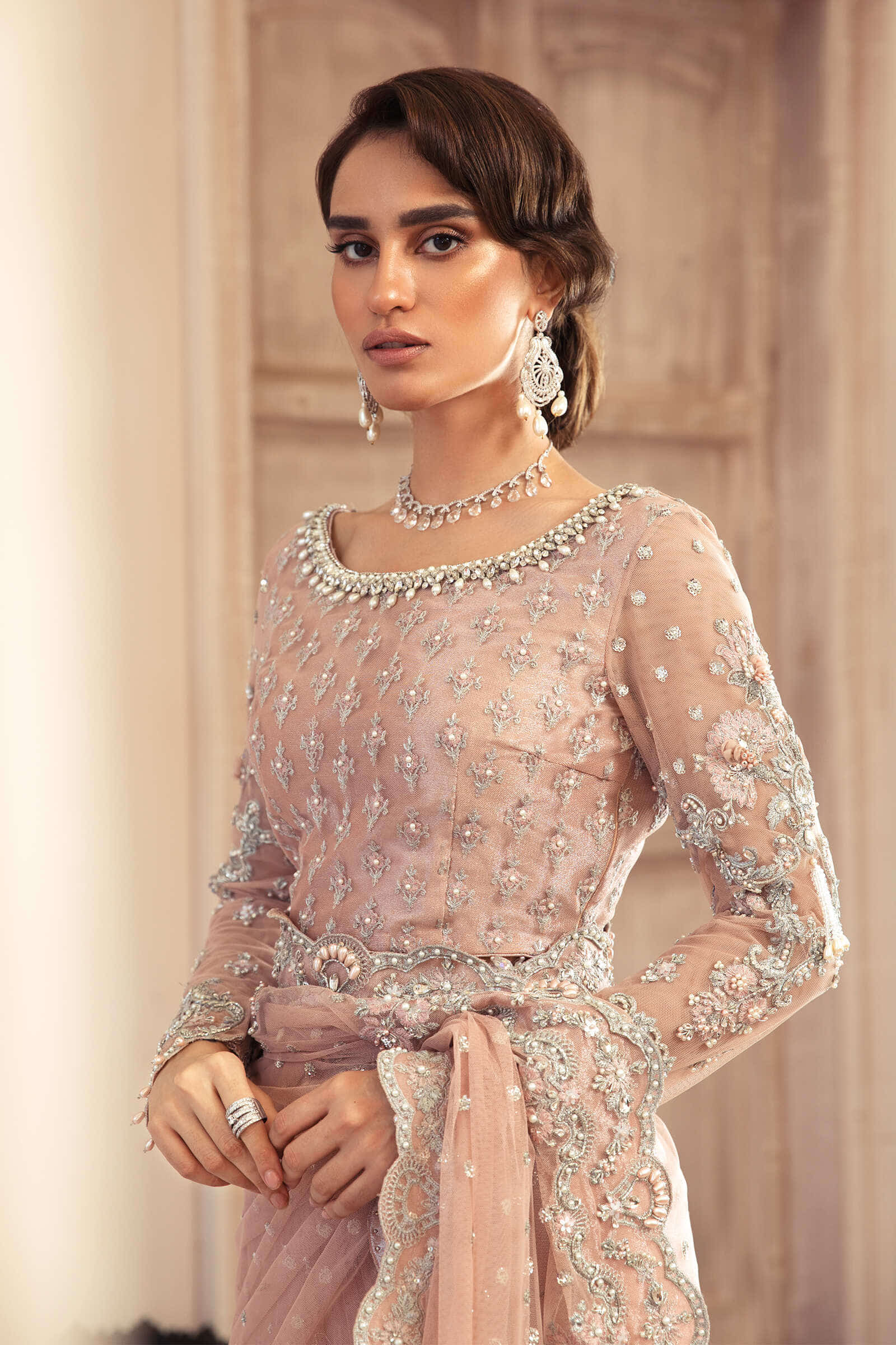 MARIA B. Couture Powder Pink MC-039 - Image 3