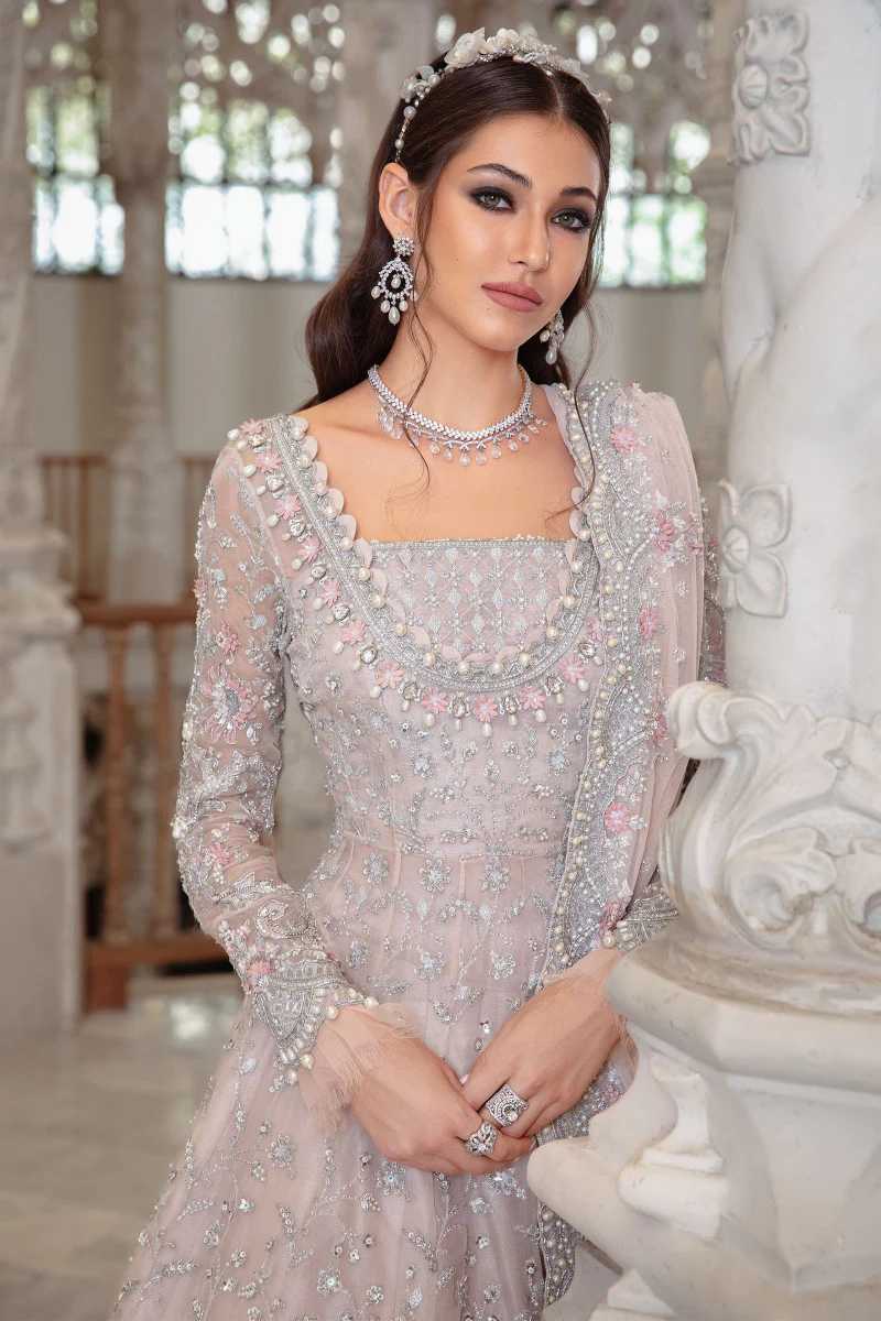 Maria B. Couture Pale Pink MC-042 - Image 3