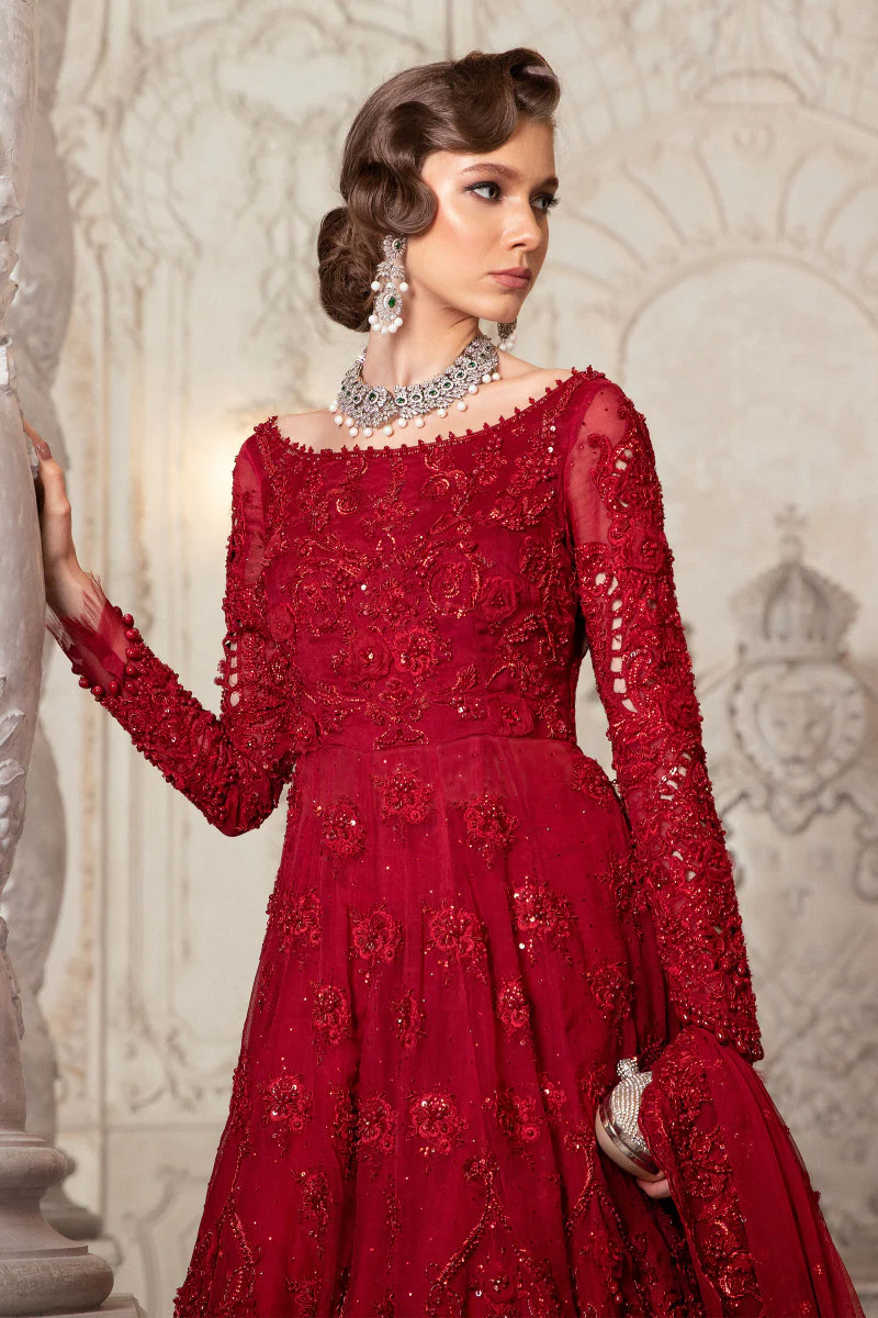 Maria B. Couture Red MC-043 - Image 3