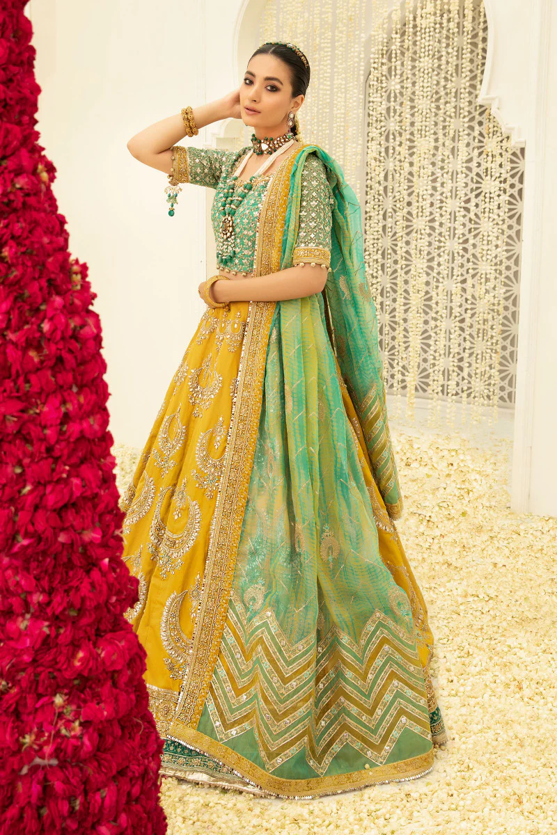 Maria B. Couture Lime Green MC-046 - Image 2