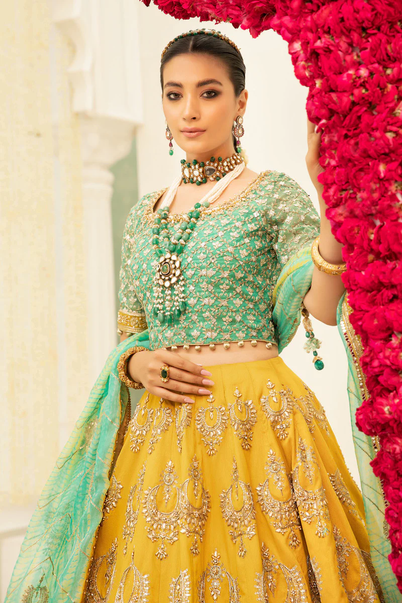 Maria B. Couture Lime Green MC-046 - Image 3