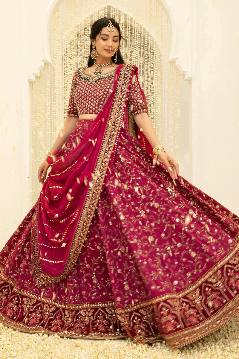 Maria B. Couture Crimson MC-048 - Image 2