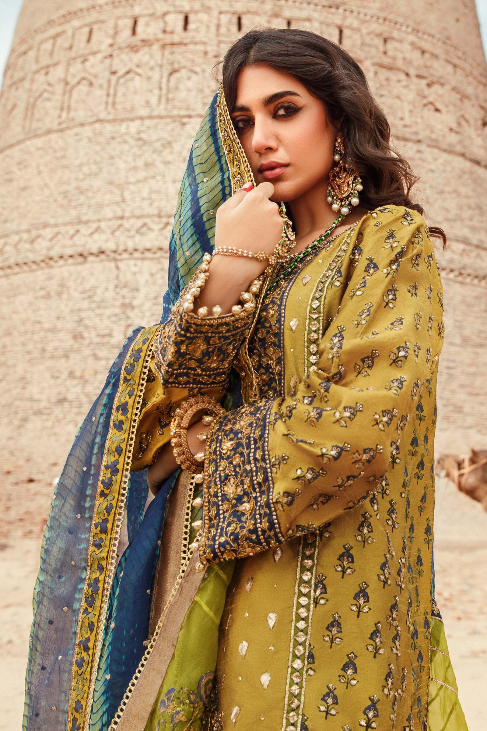 Maria B. Couture Mustard MC-707 - Image 2