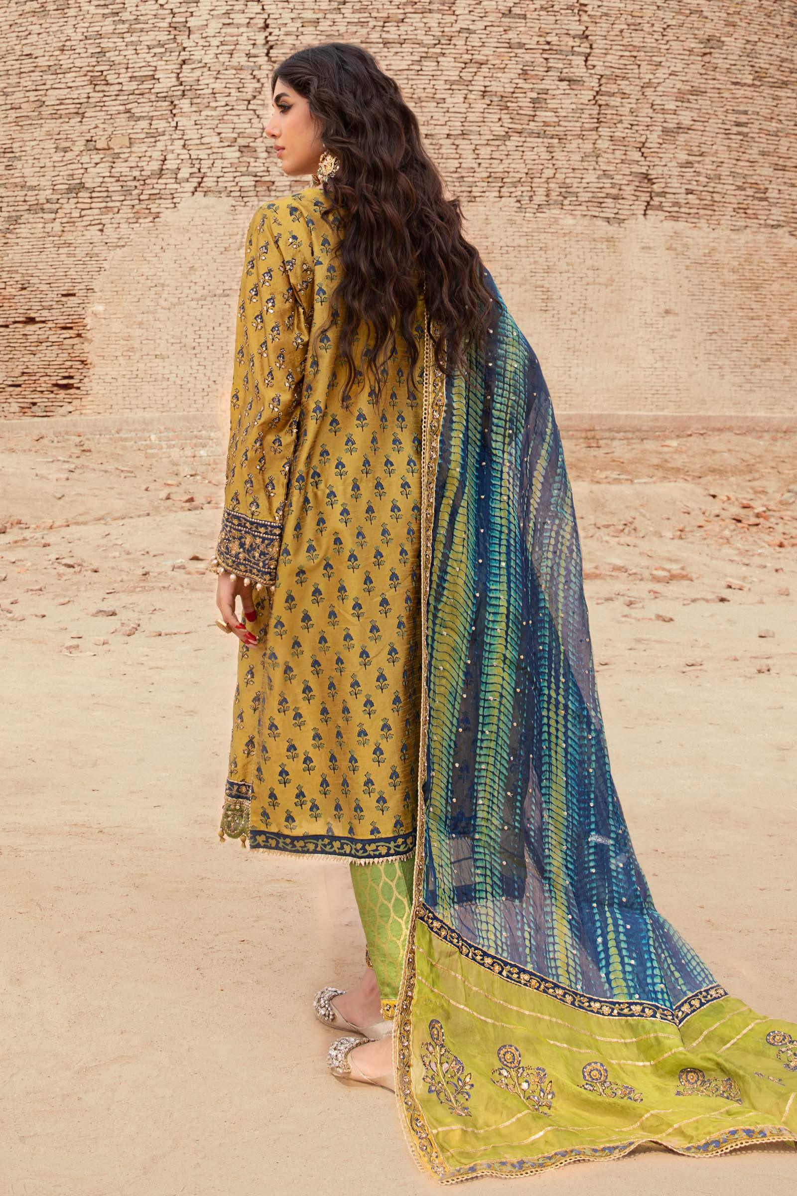 Maria B. Couture Mustard MC-707 - Image 7