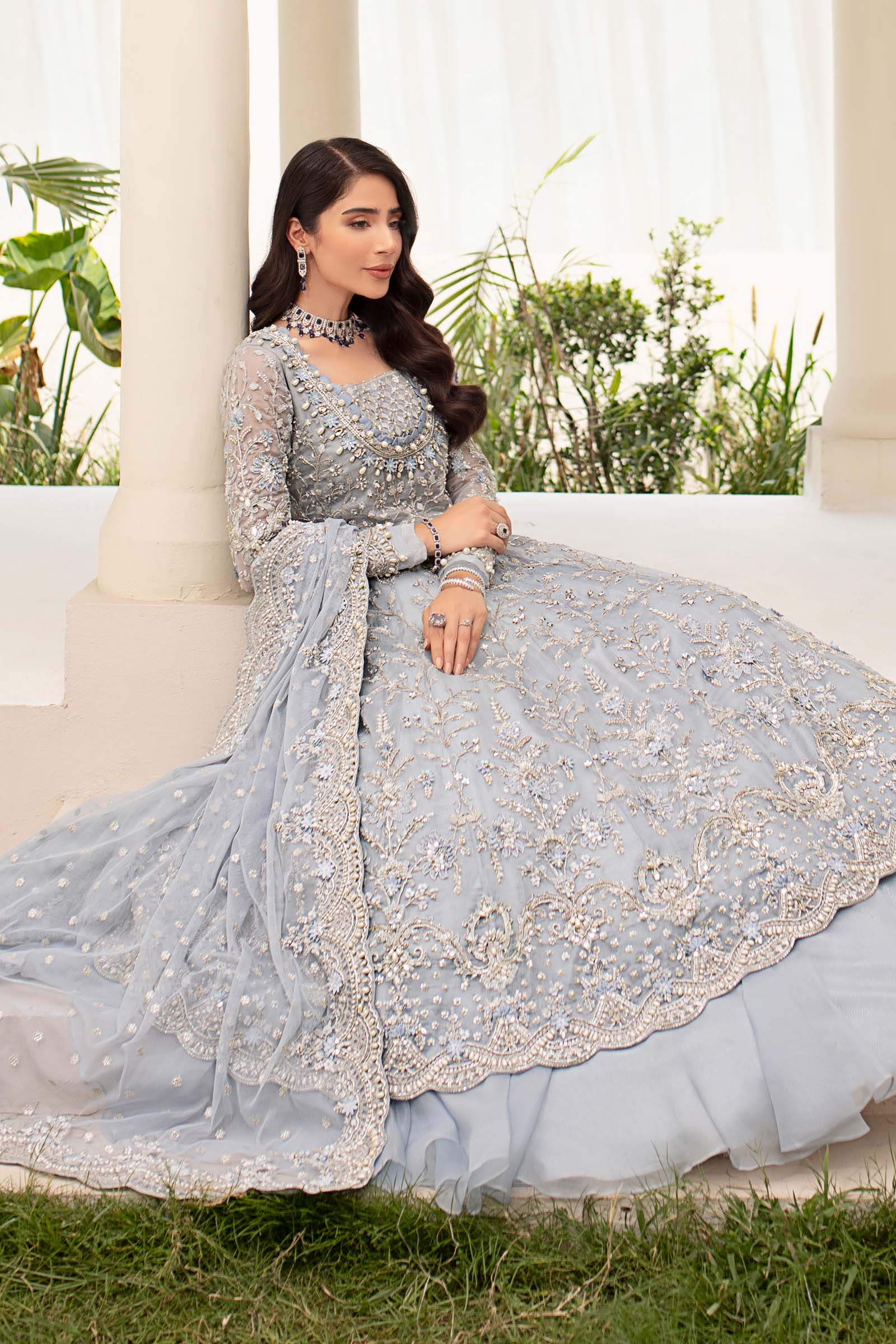 Maria B. Couture Ice Blue MC-904 - Image 4
