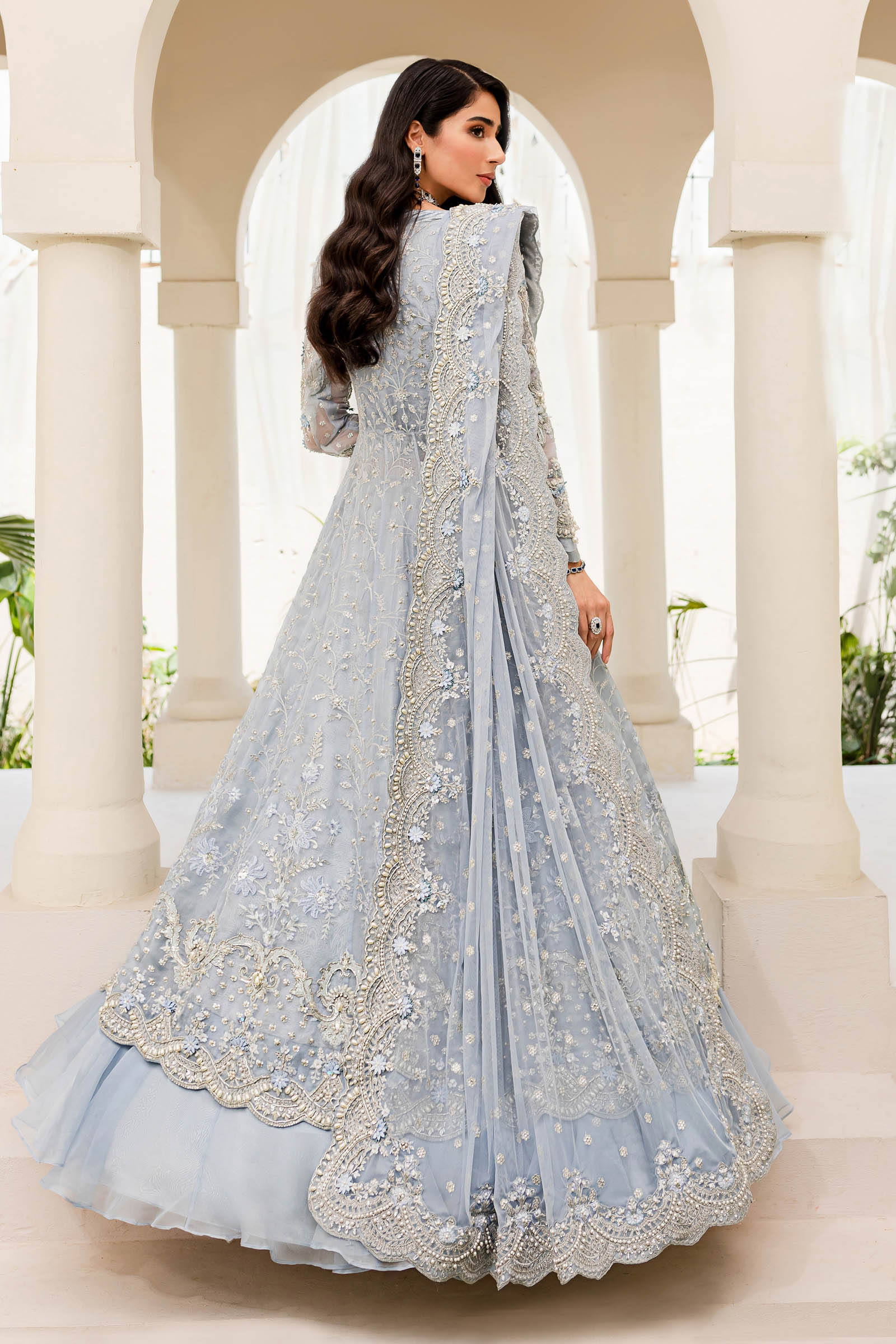 Maria B. Couture Ice Blue MC-904 - Image 7