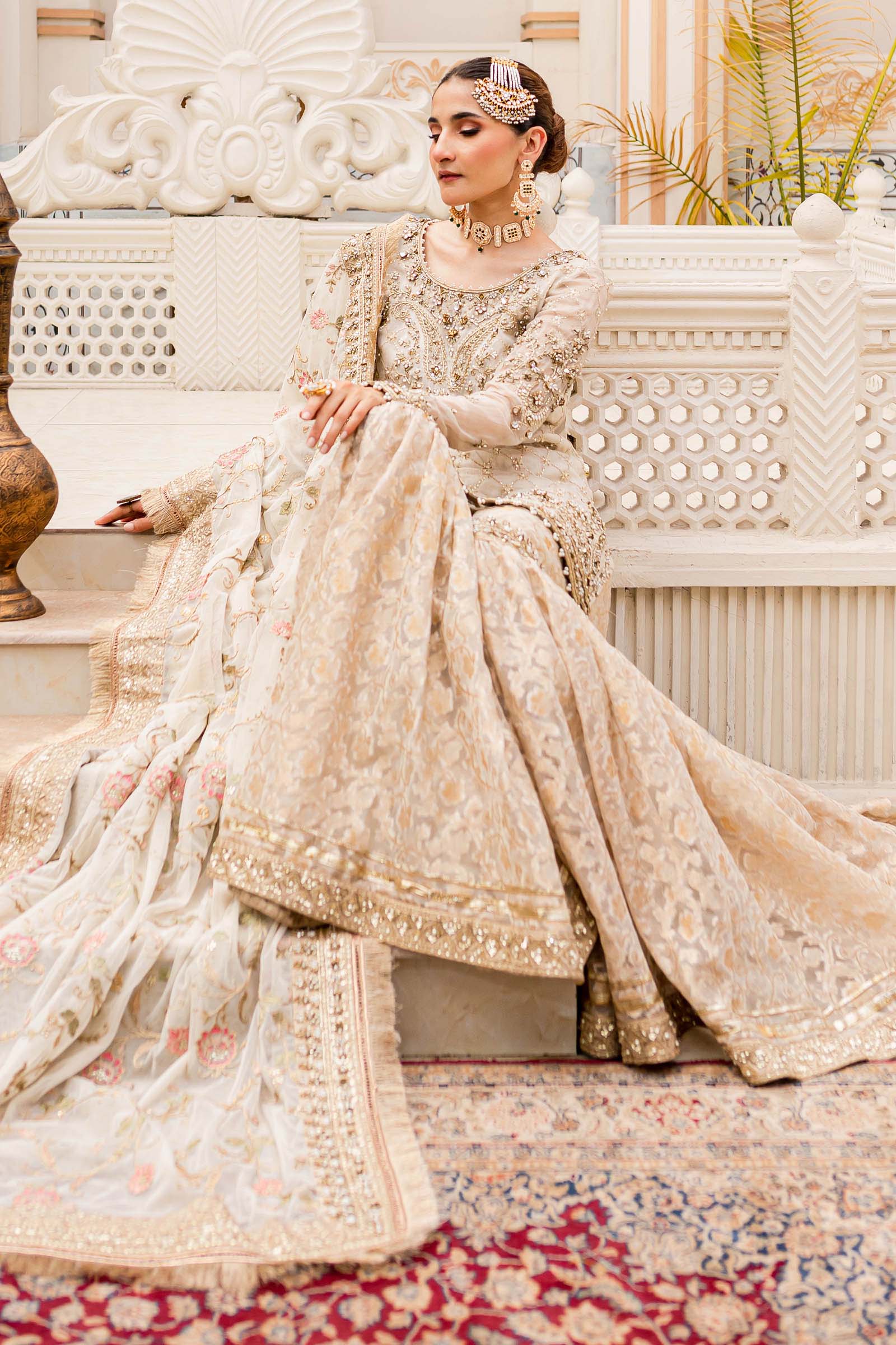 Maria B. Couture Ivory Gold MC-906 - Image 3
