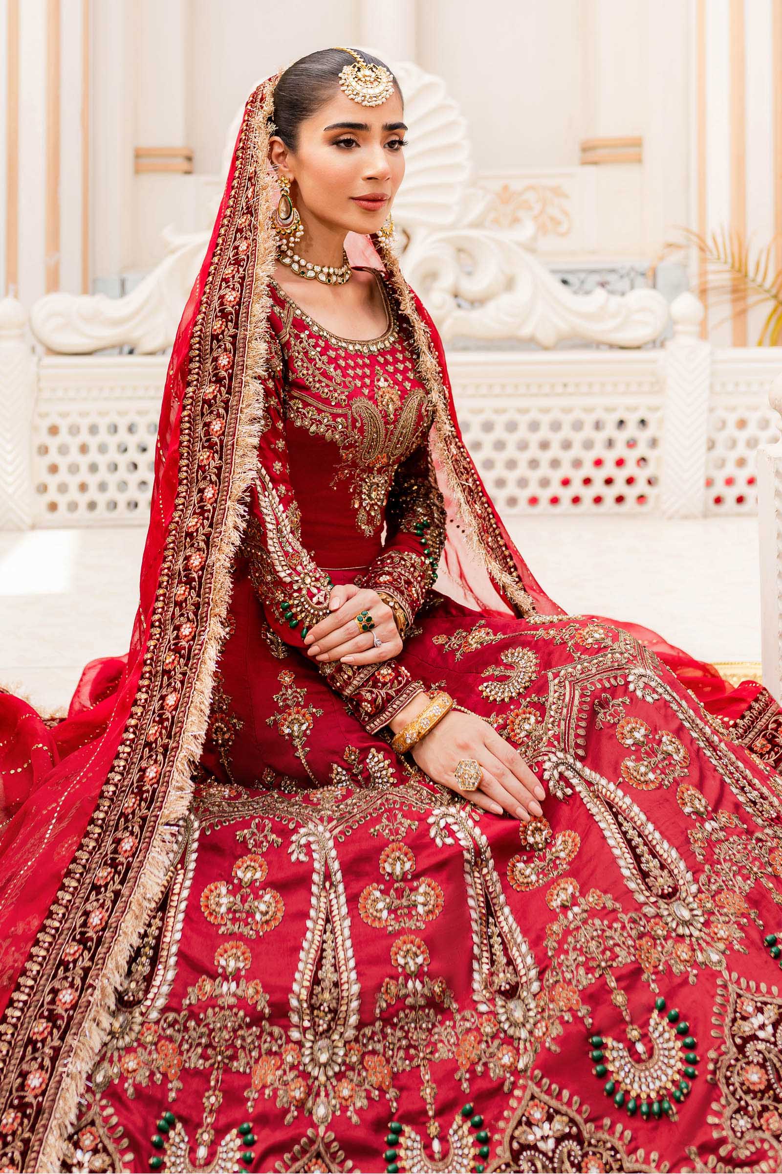 MARIA B. Couture Deep Red MC-907 - Image 2