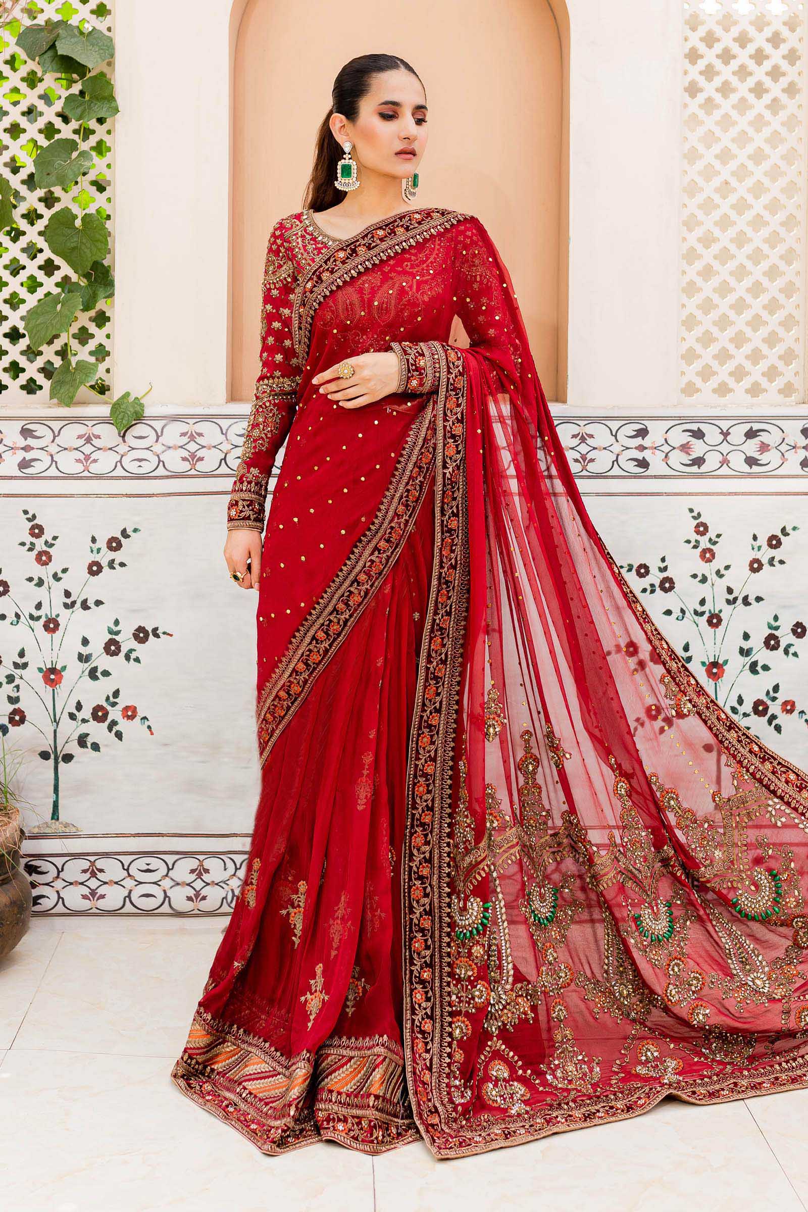 MARIA B. Couture Deep Red MC-910 - Image 4