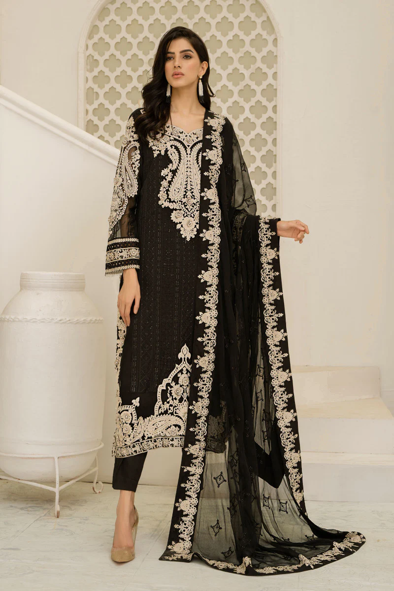 Suit Black and White MCS-22-204