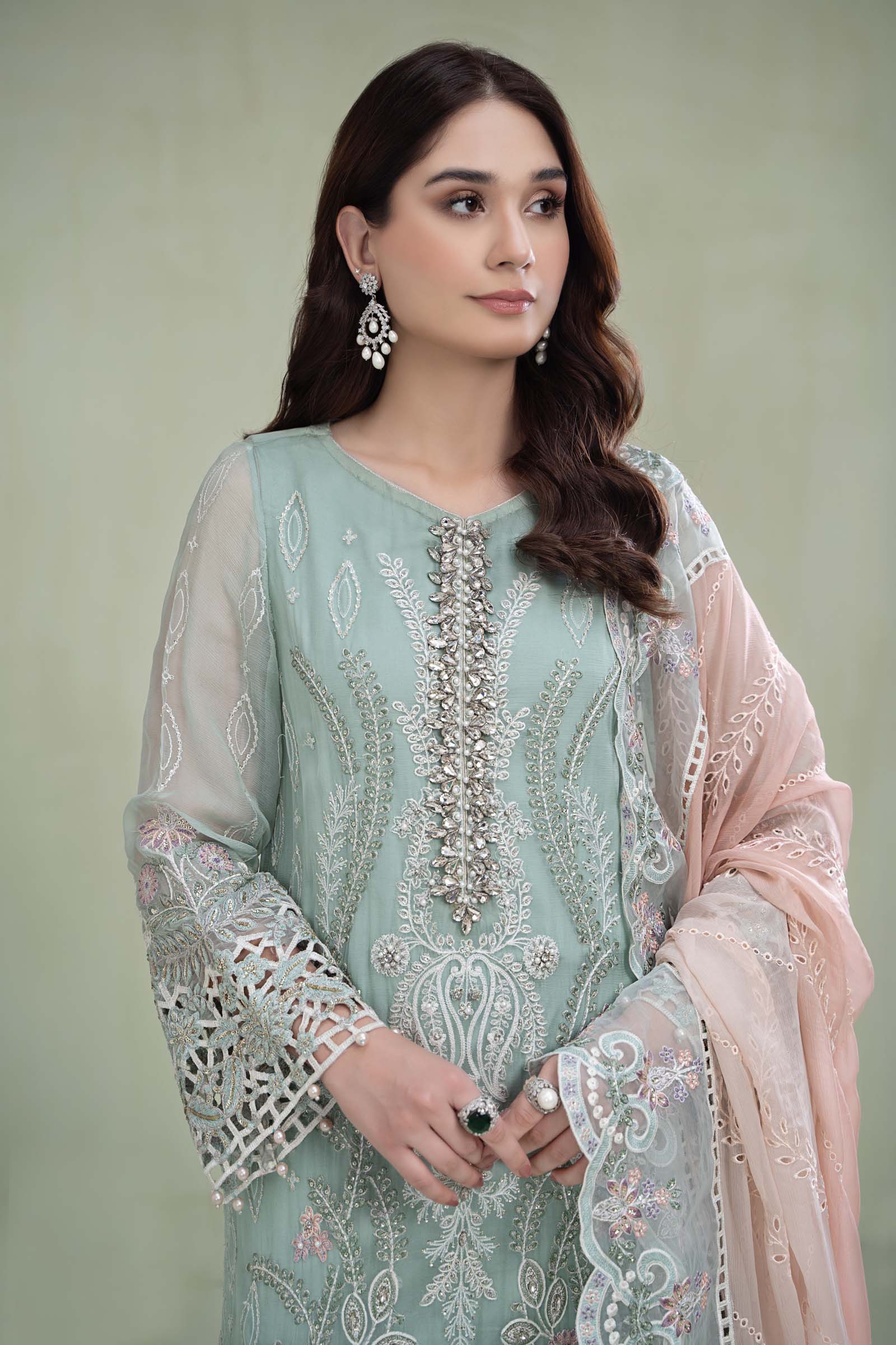 Suit Mint Green MCS-23-104 - Image 2