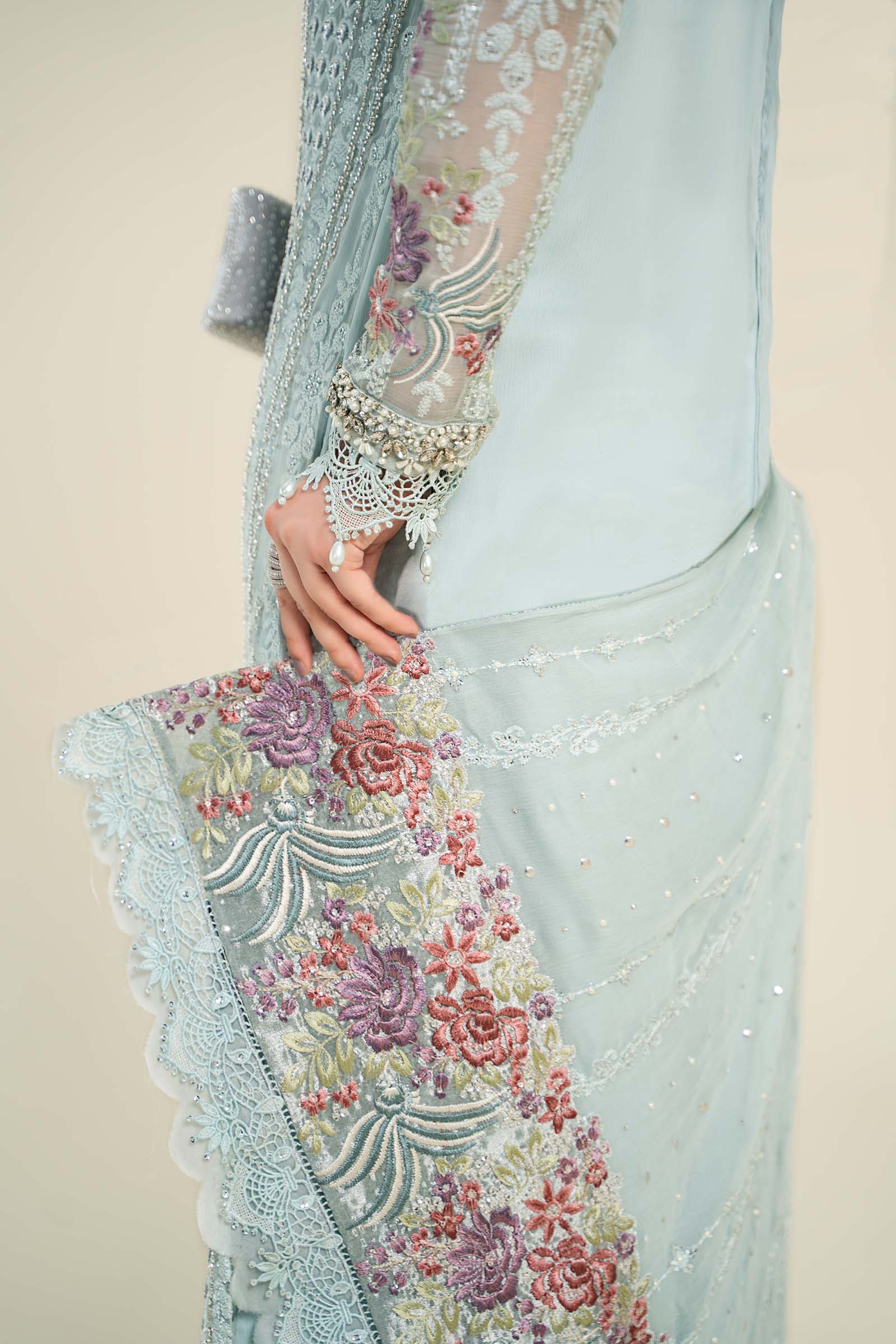 3 Piece Embroidered Chiffon Suit | MCS-24-103 - Image 5