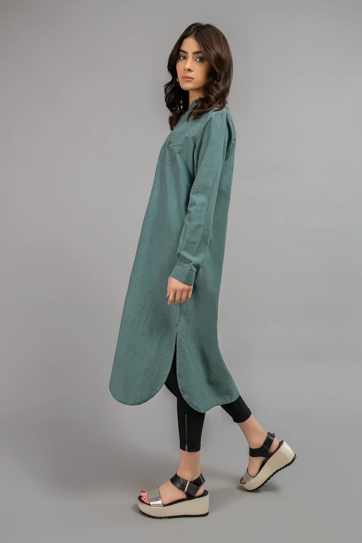Shirt Sea Green MG-W20-38 - Image 2