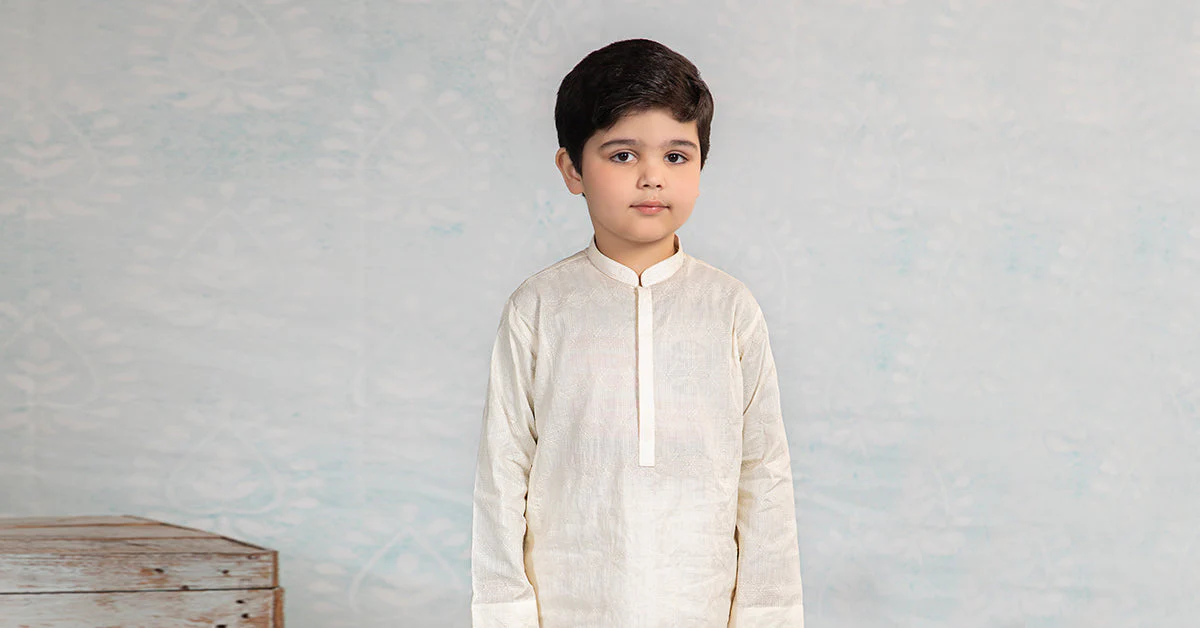 Embroidered Cotton Kurta - Image 8