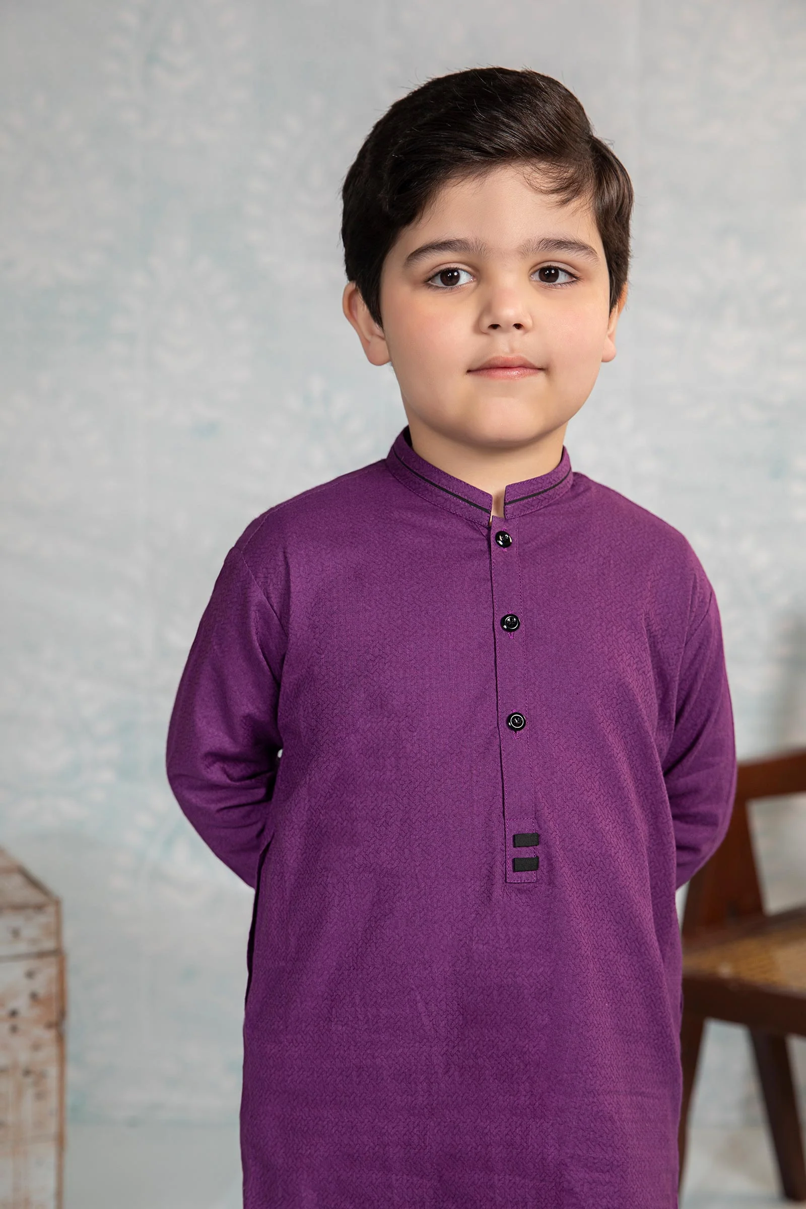 Dyed Dobby Kurta - Image 5