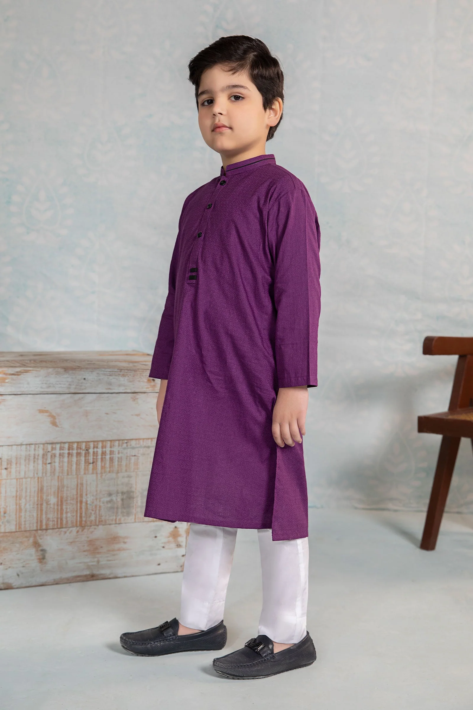 Dyed Dobby Kurta - Image 6