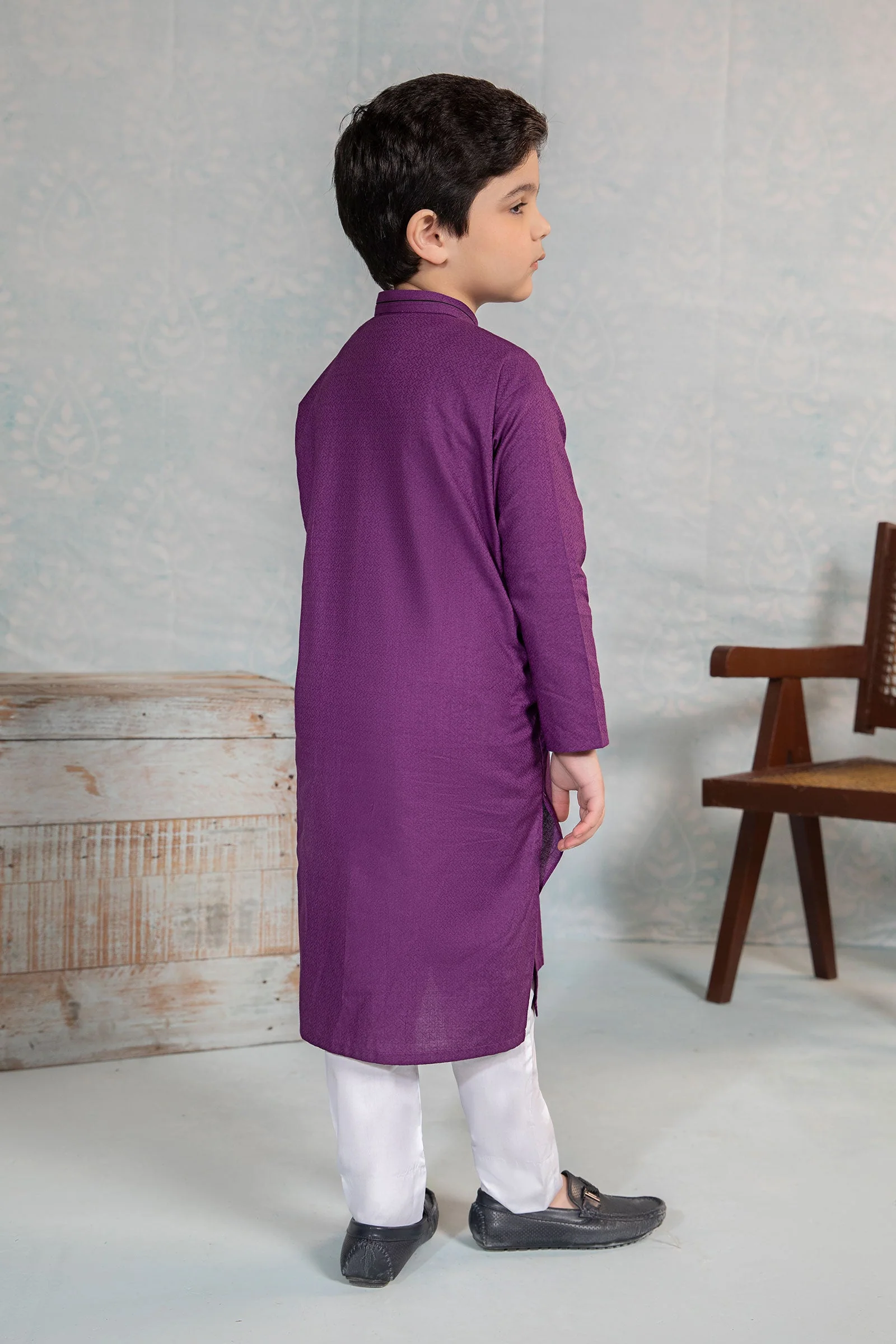 Dyed Dobby Kurta - Image 7