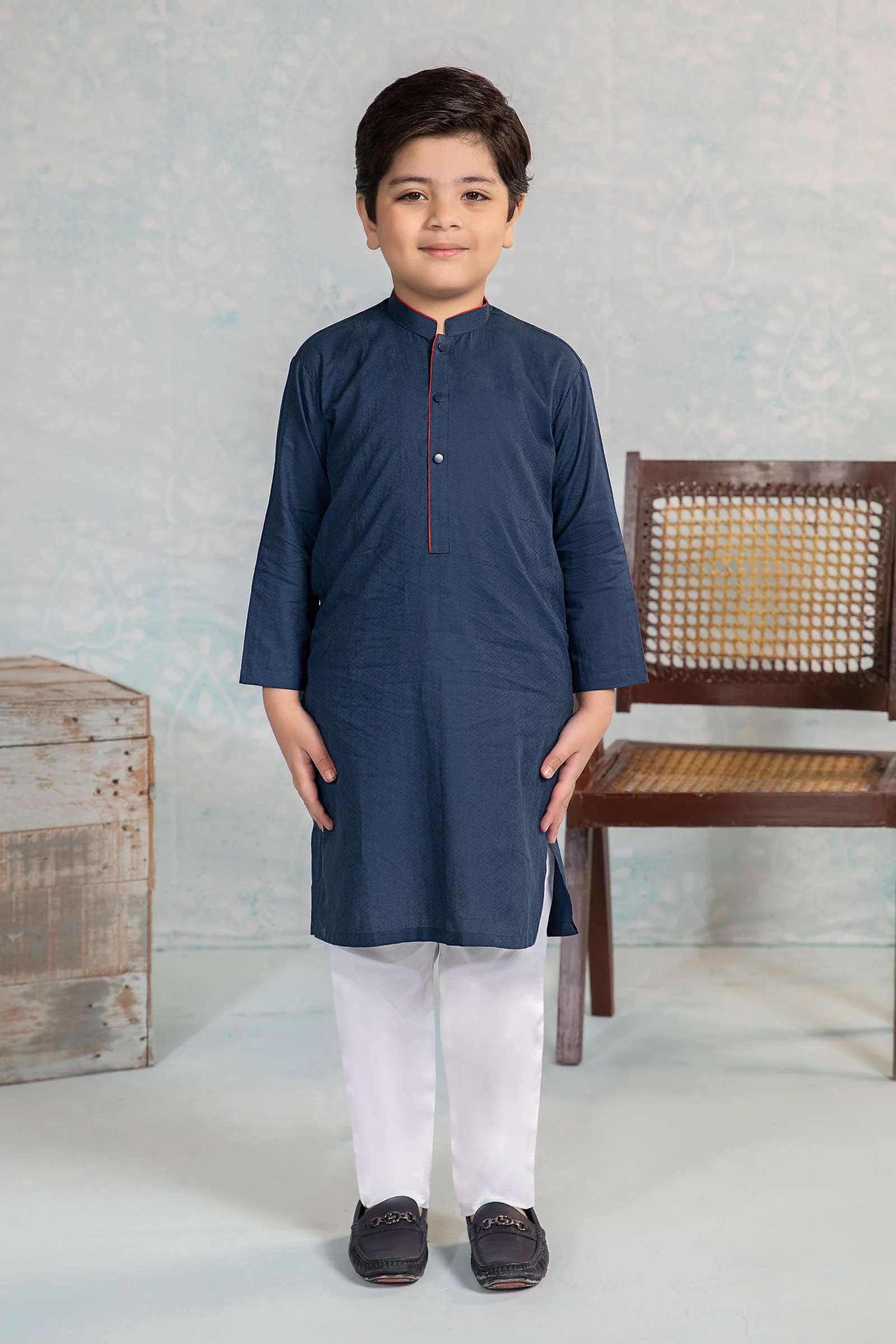 Dyed Dobby Kurta