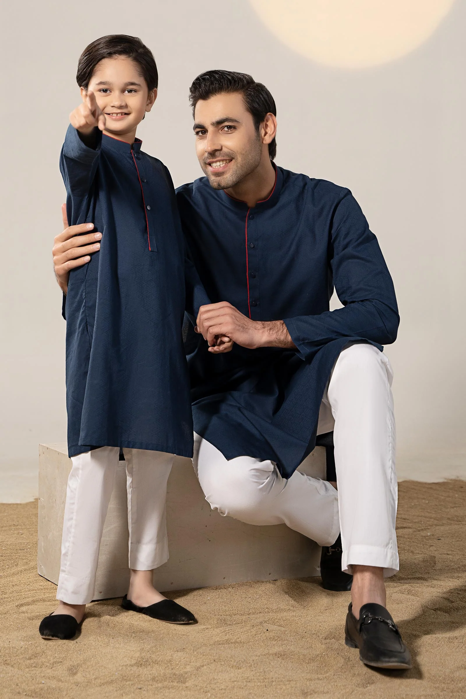 Dyed Dobby Kurta - Image 2