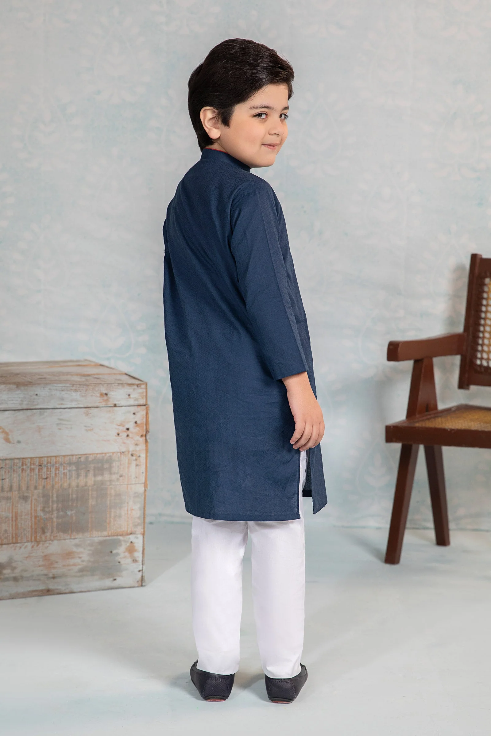Dyed Dobby Kurta - Image 8