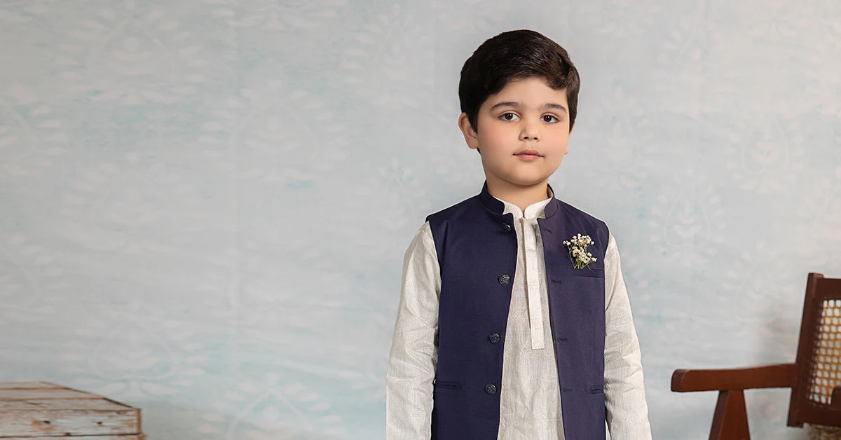 Navy Blue Waistcoat - Image 4