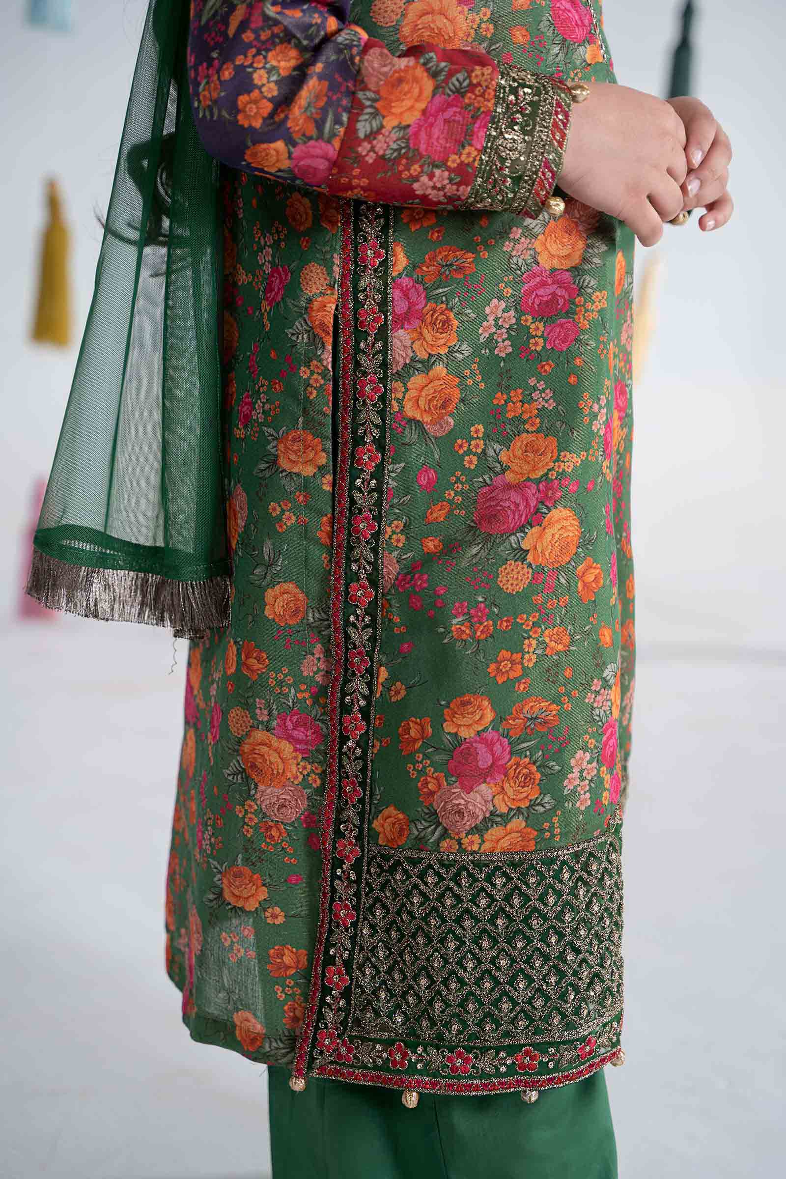 3 Piece Printed Cotton Masoori Suit - Image 6