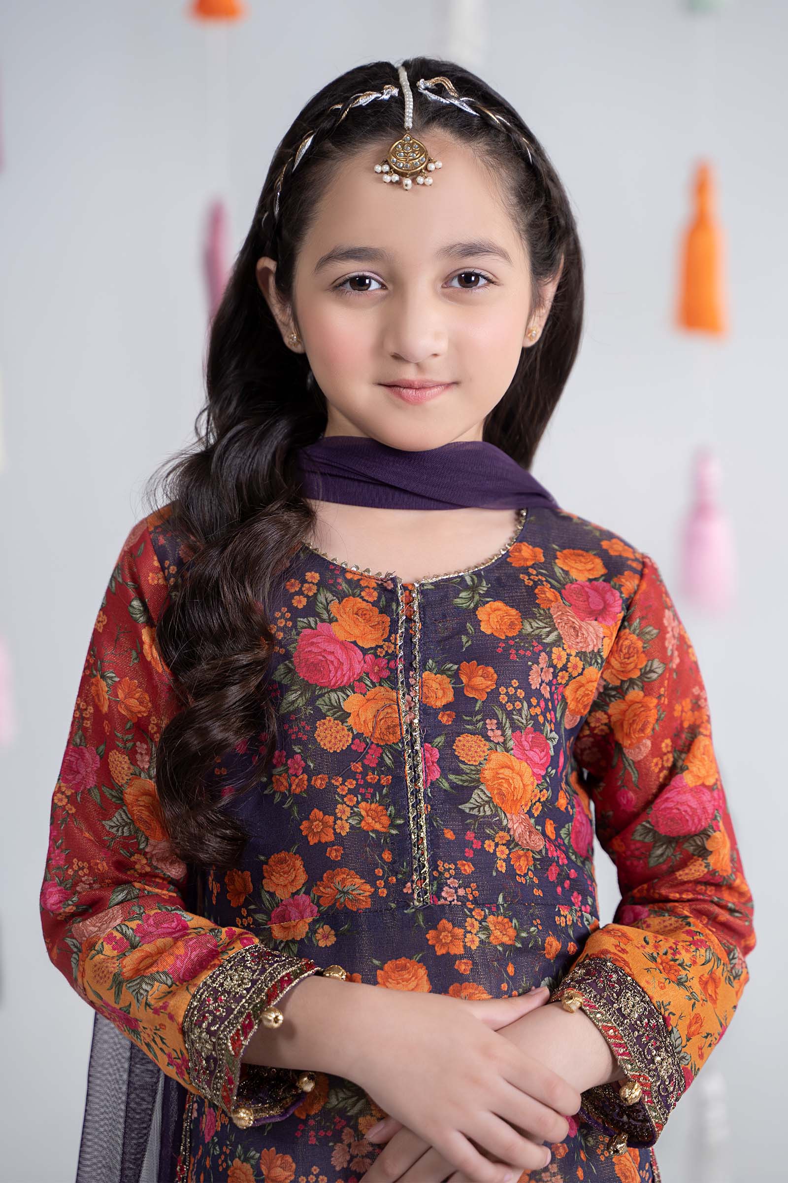 3 Piece Printed Cotton Masoori Suit - Image 2