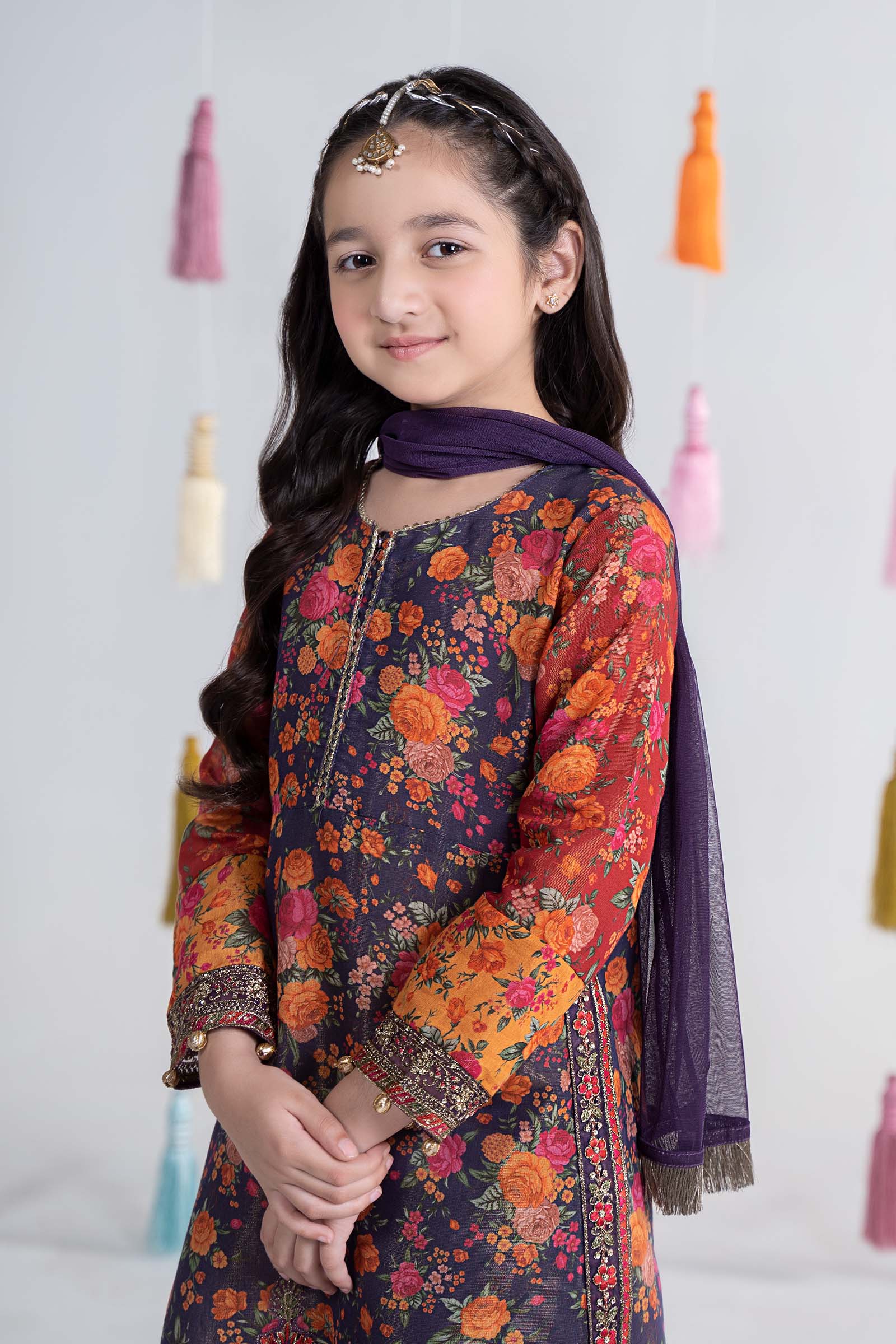 3 Piece Printed Cotton Masoori Suit - Image 3