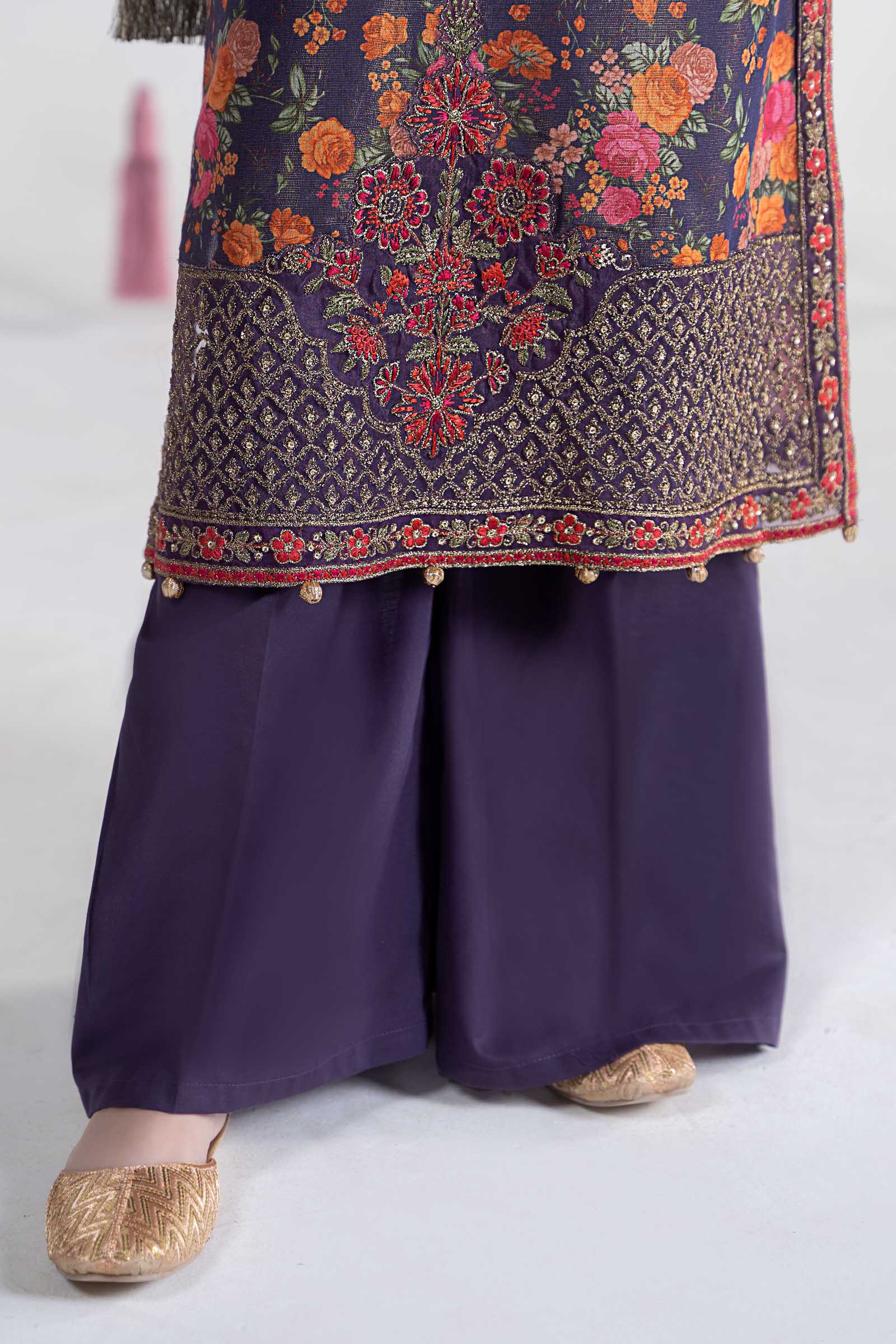 3 Piece Printed Cotton Masoori Suit - Image 4