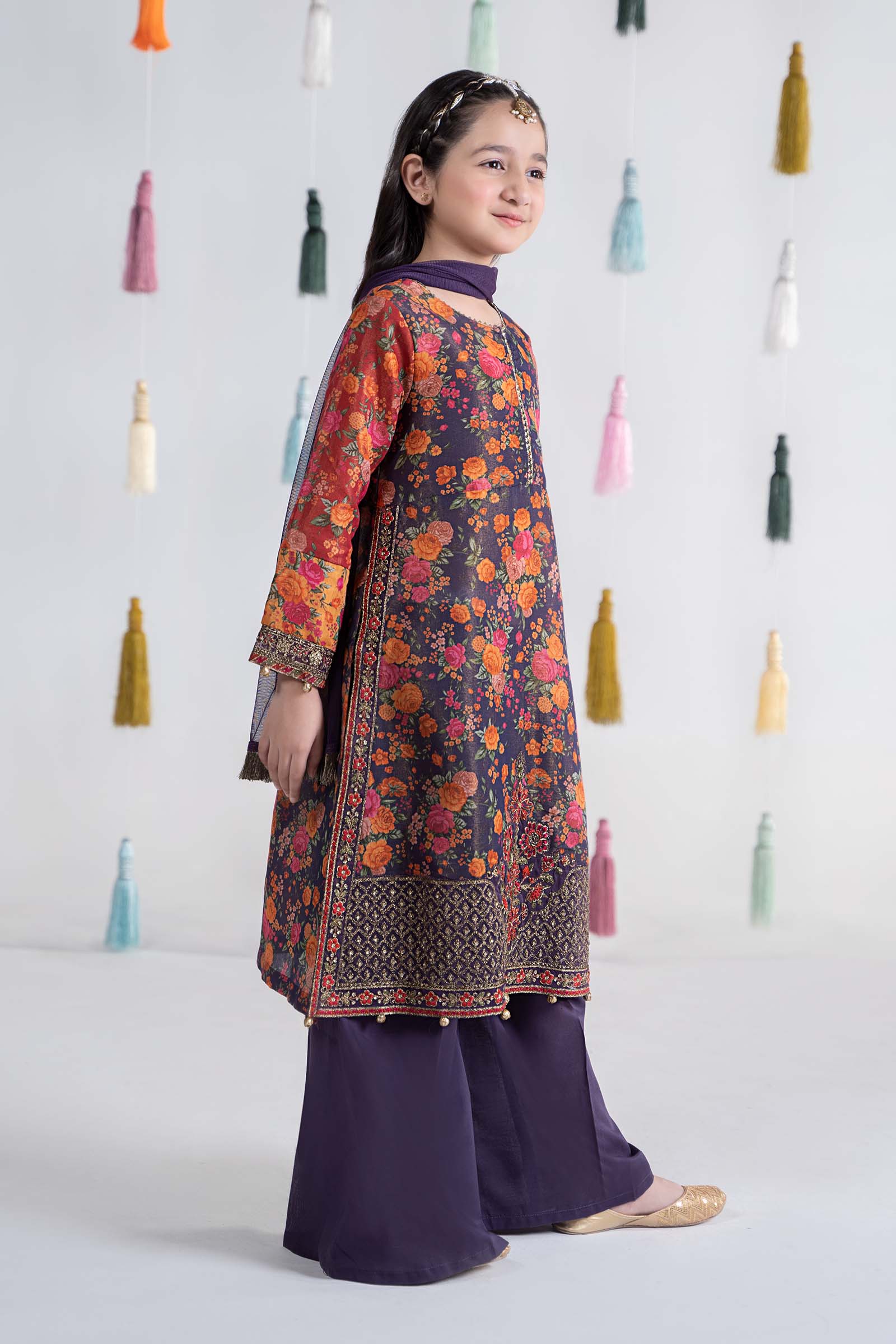 3 Piece Printed Cotton Masoori Suit - Image 6