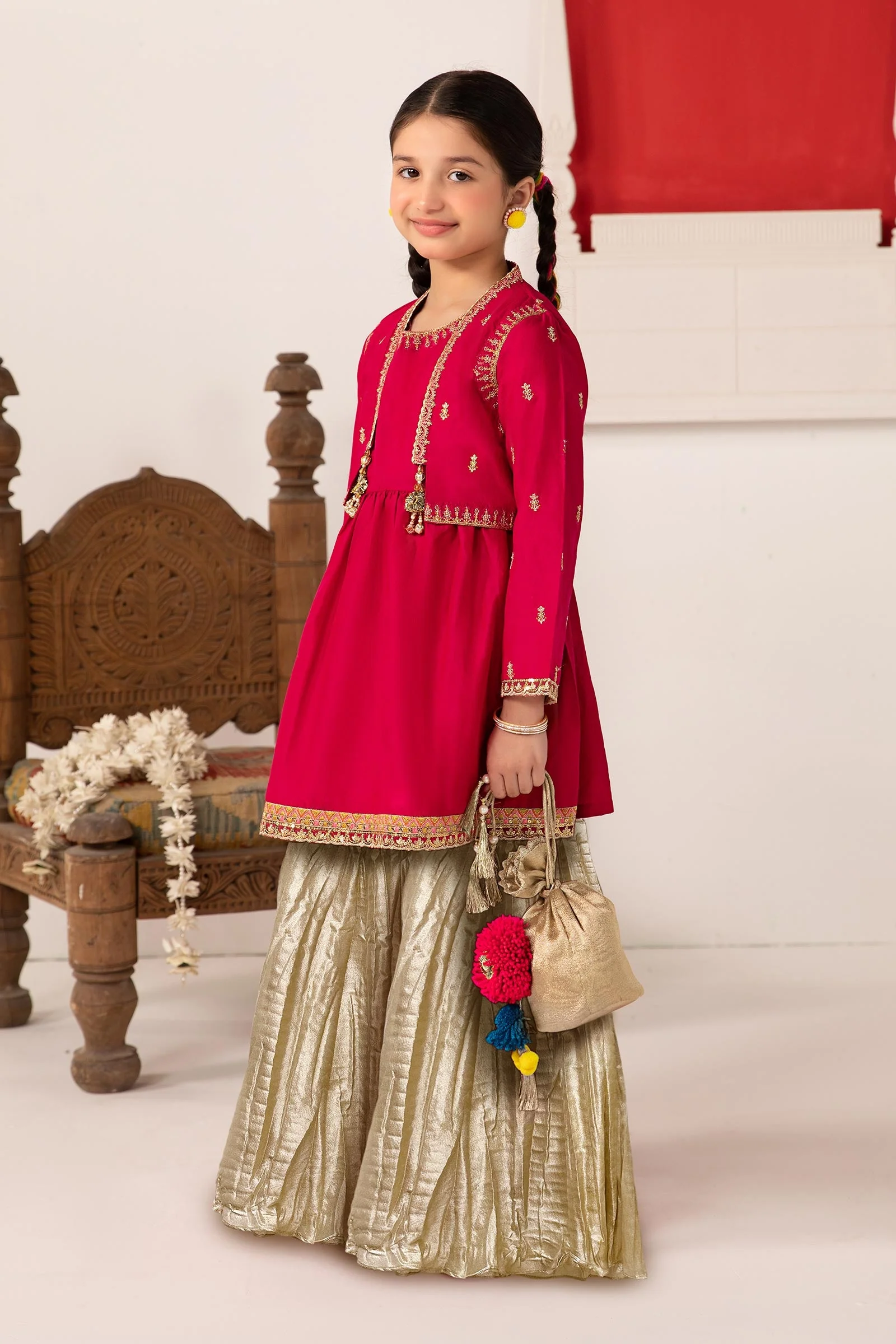 3 Piece Dyed Lawn Suit - Image 4