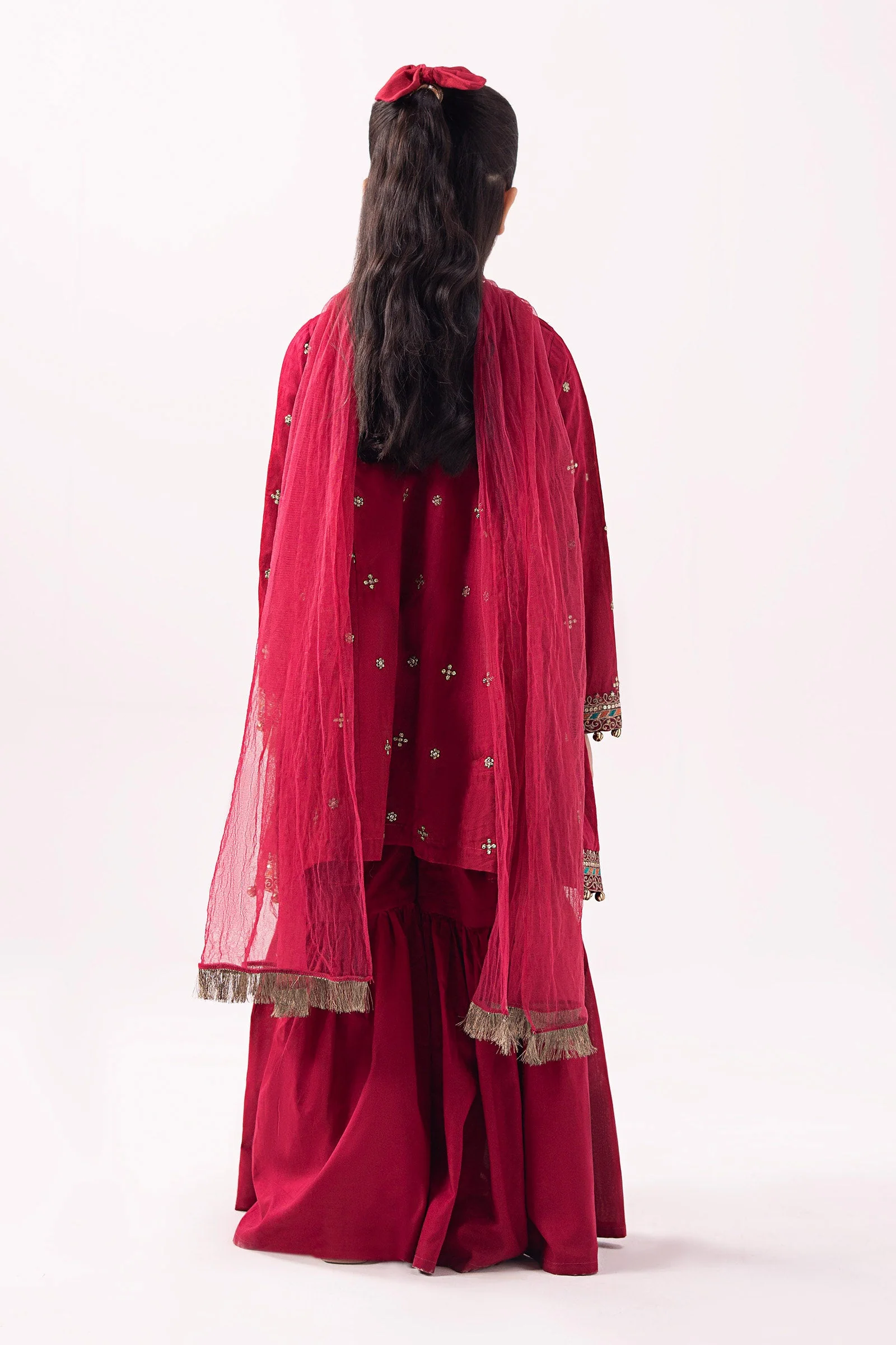 3 Piece Dyed Dobby Lawn Suit - Image 7