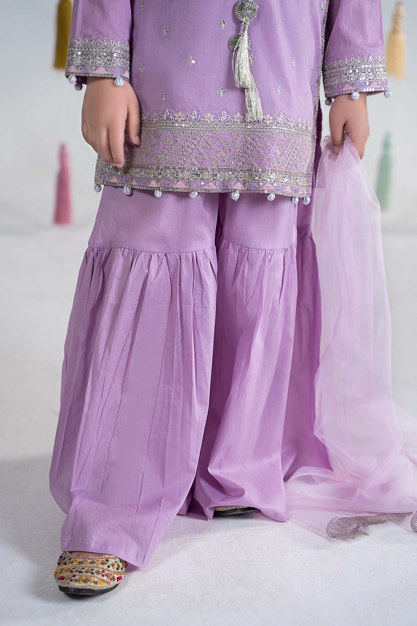 3 Piece Dyed Lawn Suit - Image 3
