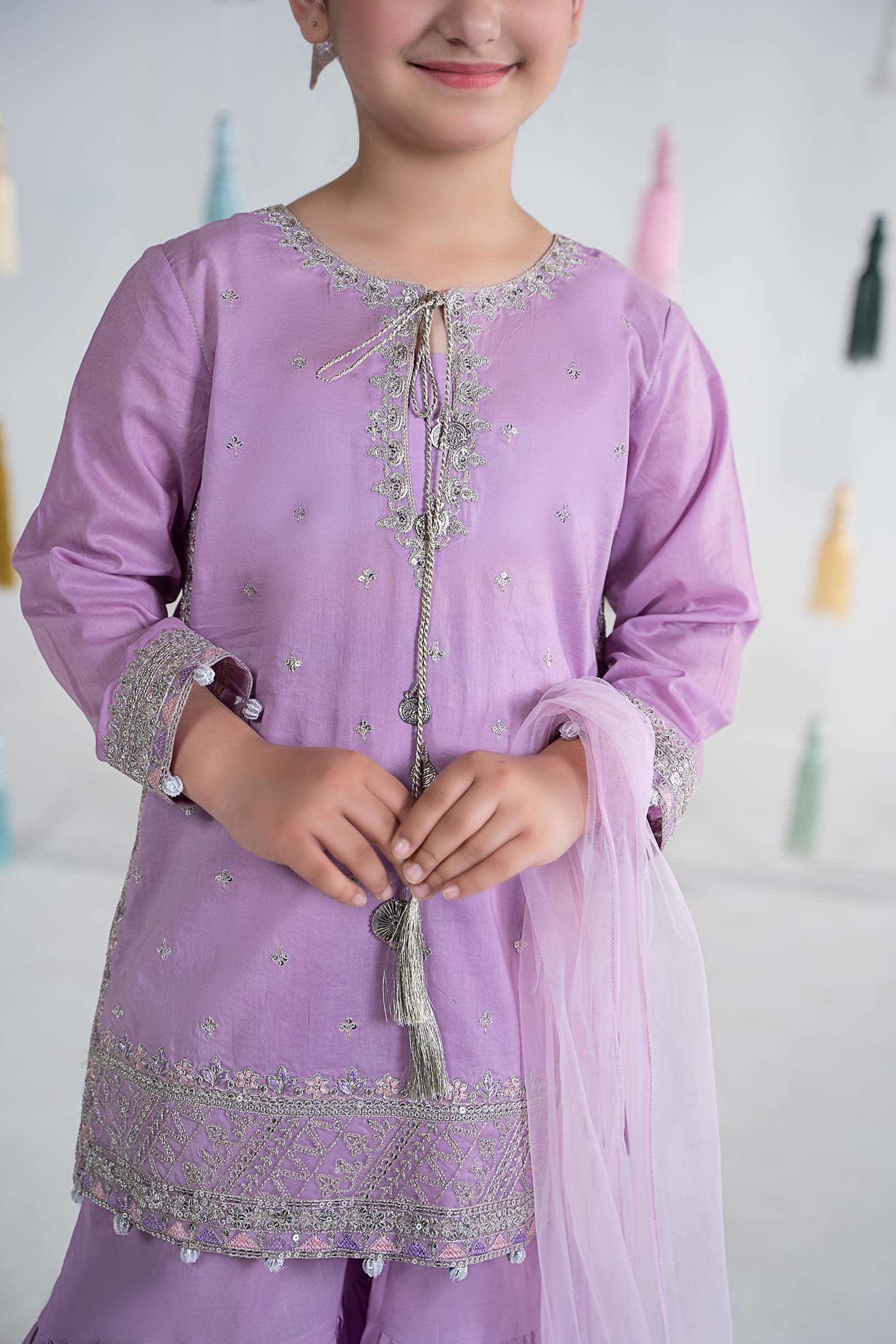 3 Piece Dyed Lawn Suit - Image 4